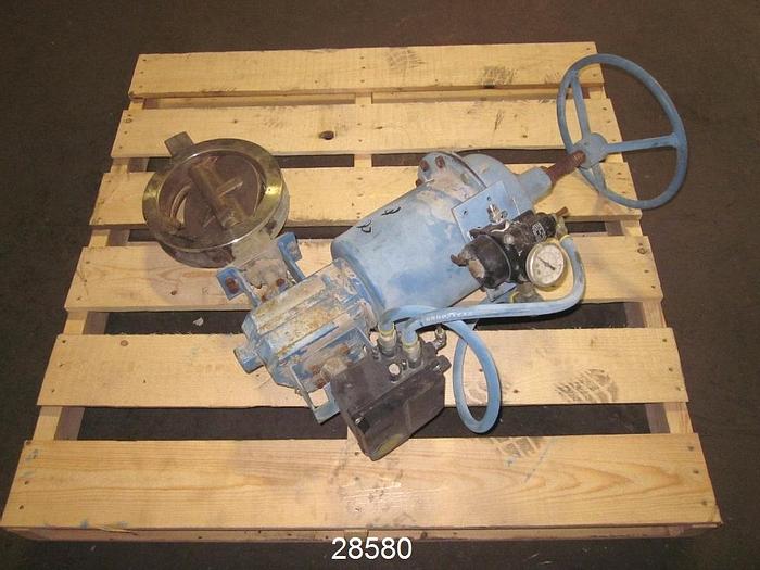 Used Neles Jamesbury 815W-11-3600-TT 8" Air Operated Butterfly #28580