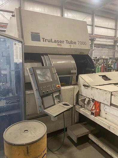 Used 2009 Trumpf Trulaser Tube 7000, 3600-Watt Tube Laser