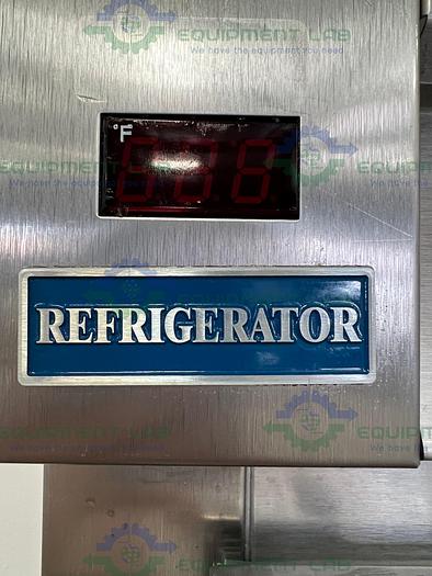 Used McCall  1-1045C Double Door Stainless Steel Refrigerator 49 Cu, Ft., 115V