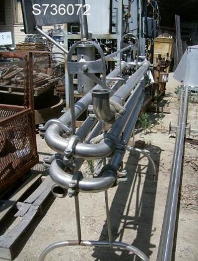 Used Pasteurizer, Retention Coil Only, 316 S/st, 5', 6 Pass #S736072