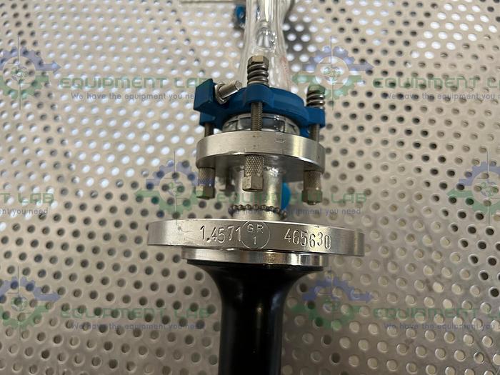 Used Buchi  AG Katalog 8801 Y Shaped Glass w/ 2 Valves