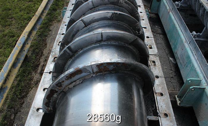 Used Andritz/Dupps 3620 Dewatering Screw Press With Falk Gear Box #28560