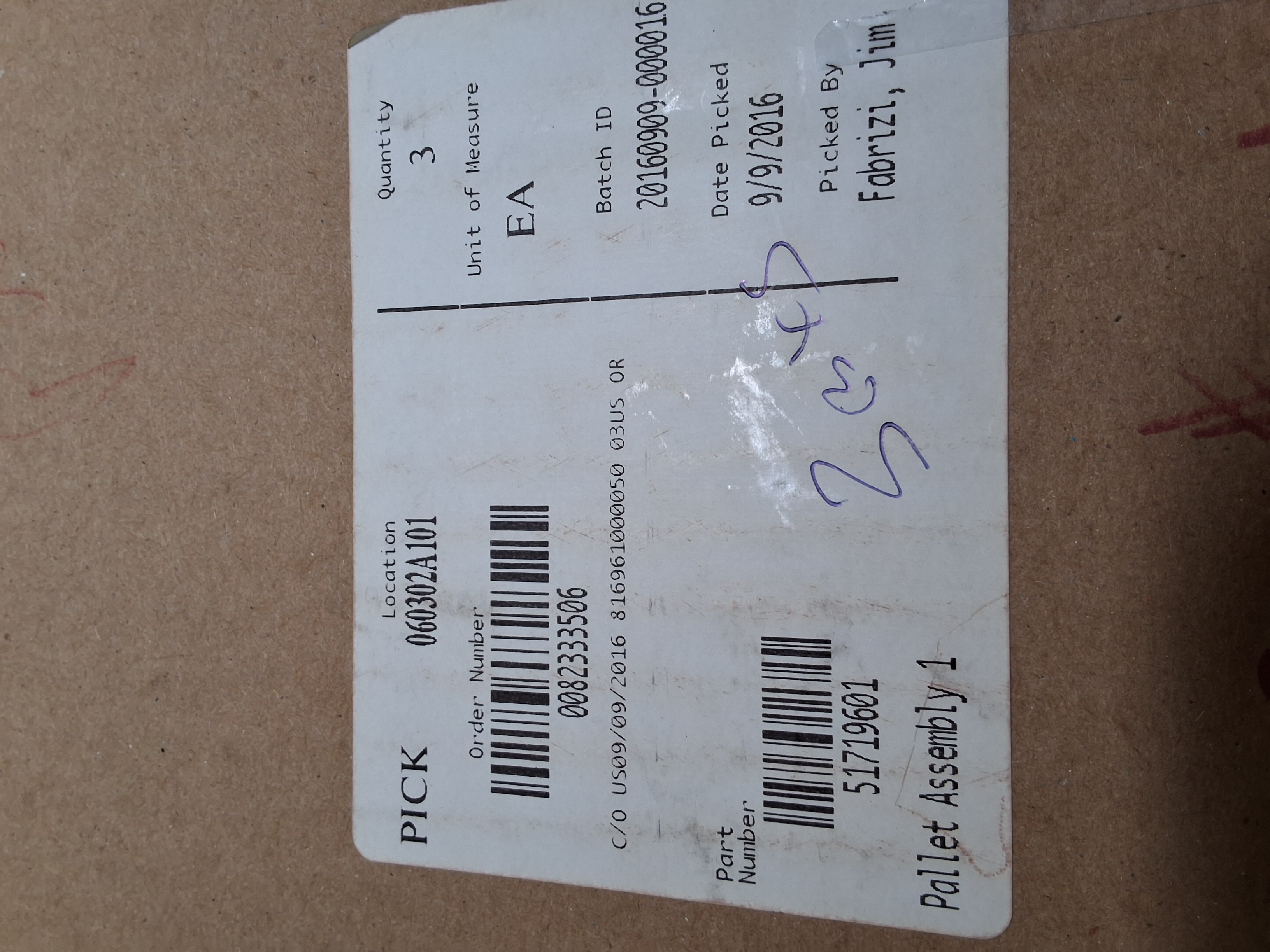 Used UNIVERSAL INSTRUMENTS 51719601 PALLET ASSEMBLY TYPE 1 