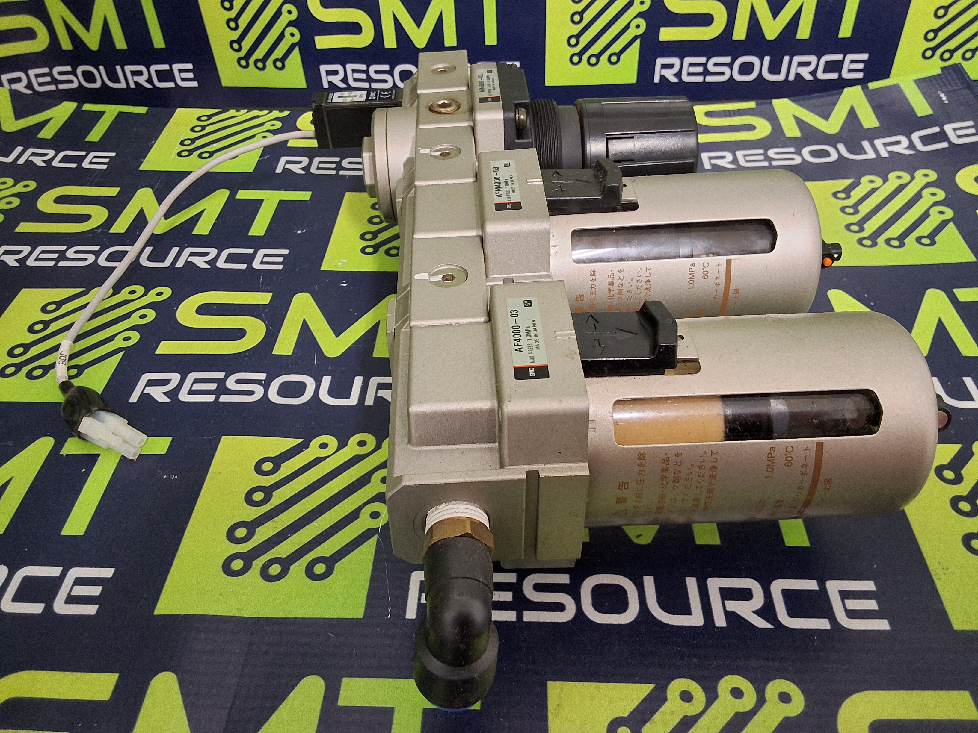 Used SMC AF4000-03 / AFM4000-03 / AR4000-03 AIR FILTER/MIST SEPARATOR & REGULATOR
