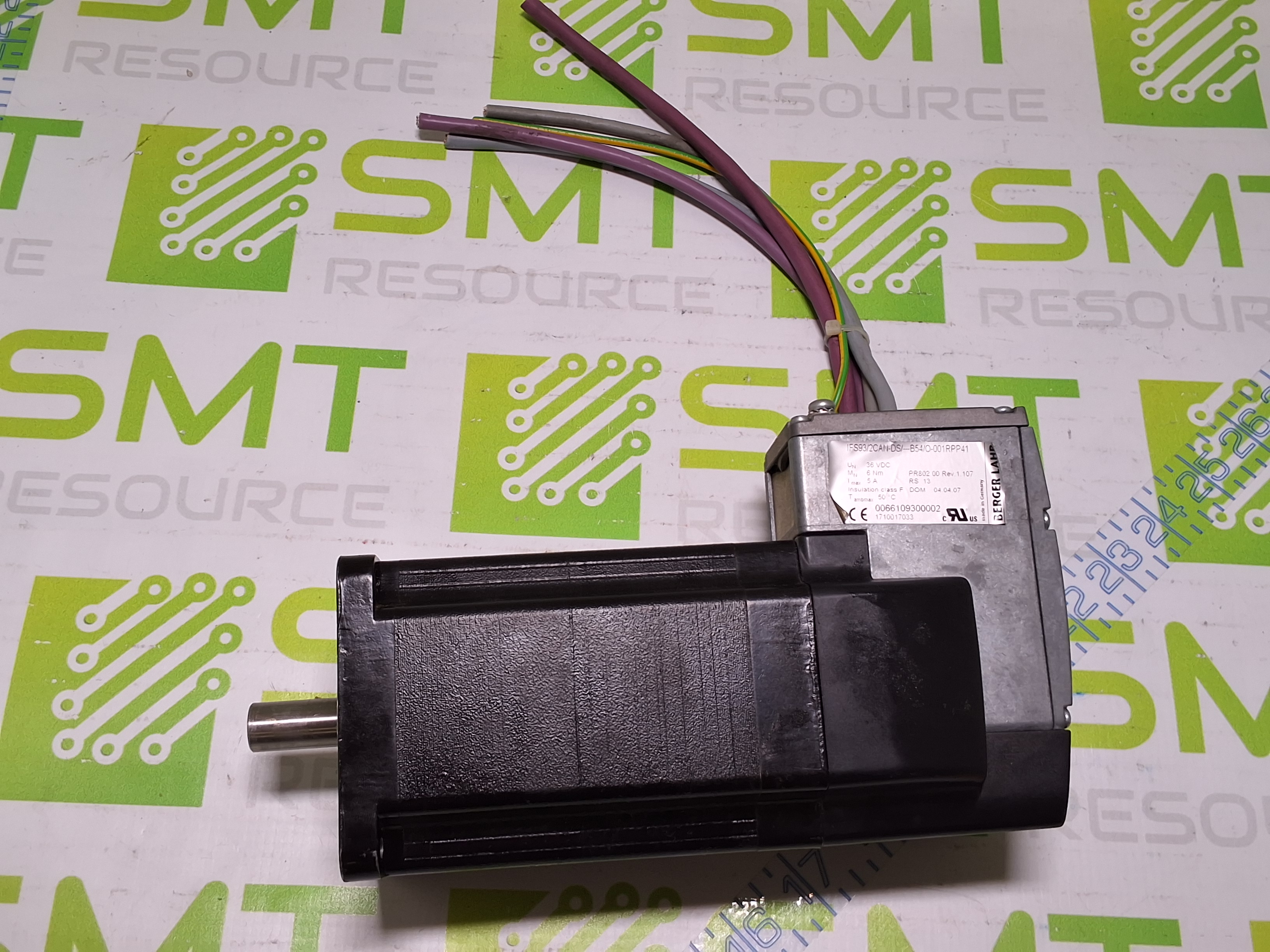 Used BERGER LAHR IFS93/2CAN-DS/---B54/O-001RPP41 SERVO MOTOR