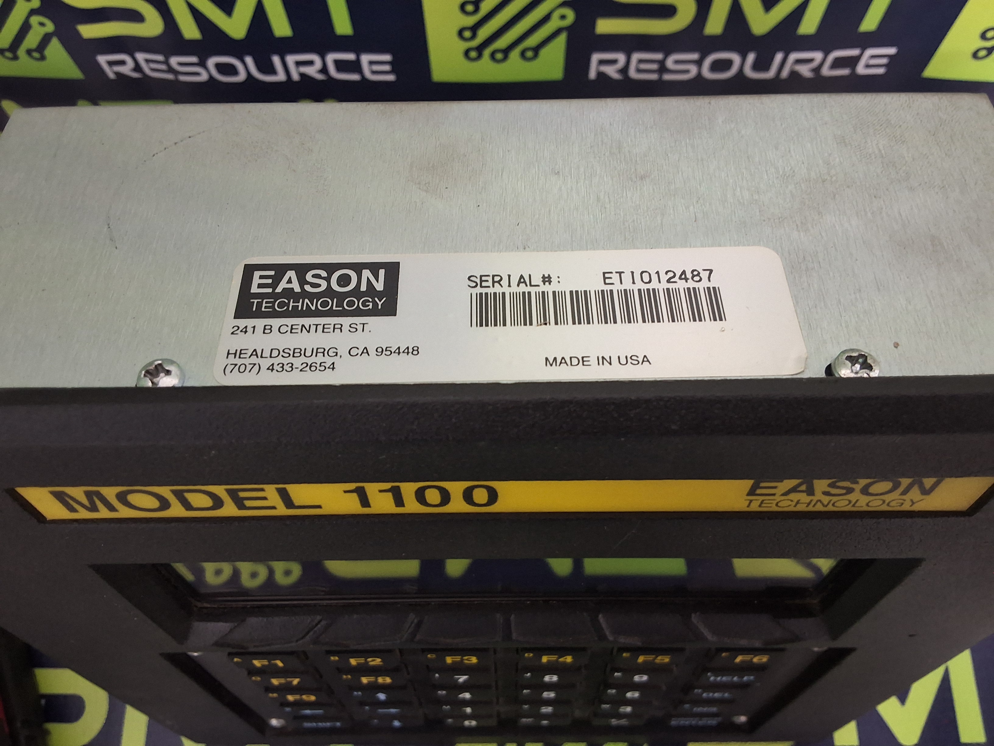 Used EASON TECHNOLOGY 1100 INTELLIGENT OPERATOR INTERFACE PANEL