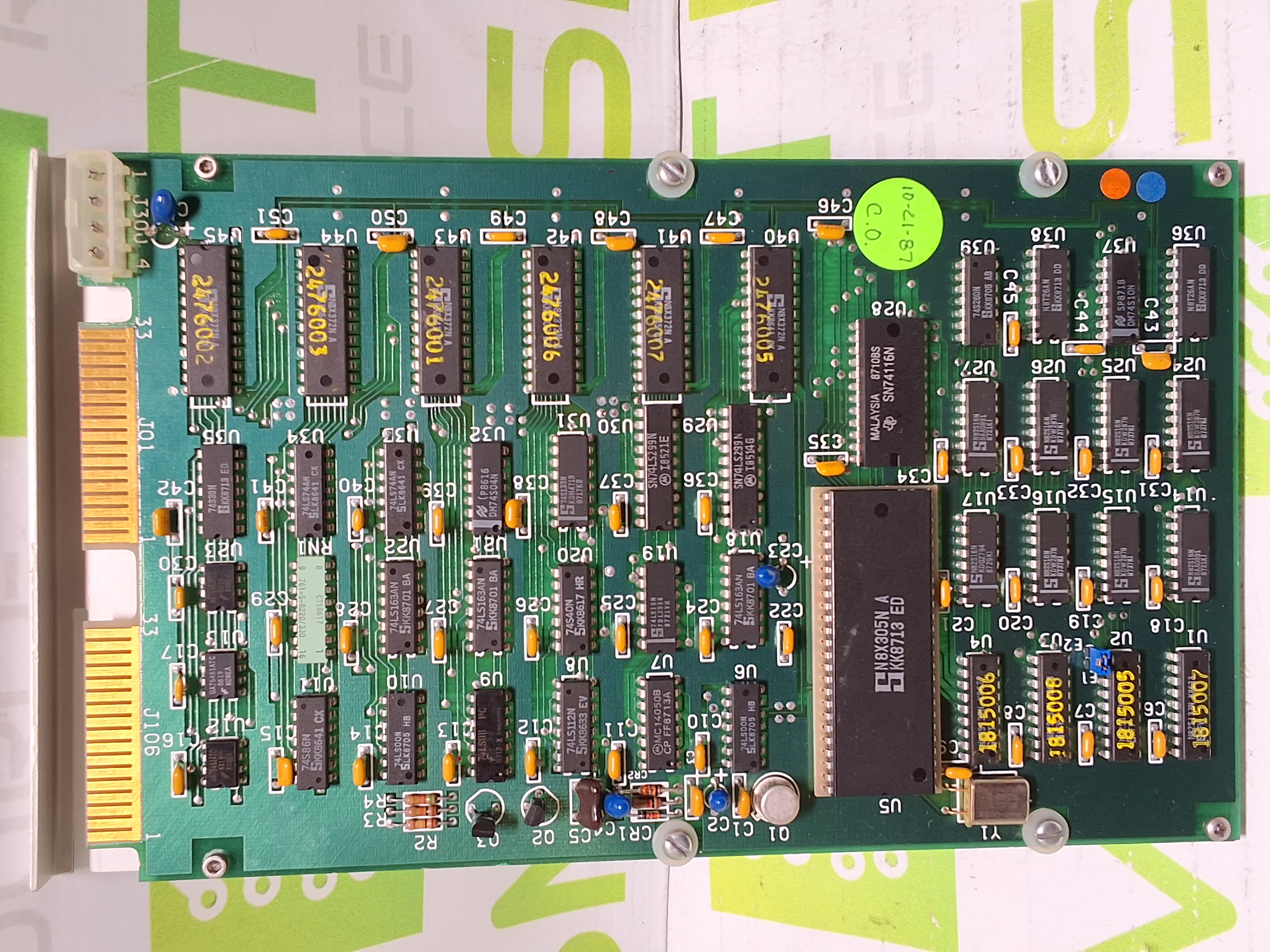 Used CONTACT SYSTEMS FDO-302M DISK CONTROLLER PCB