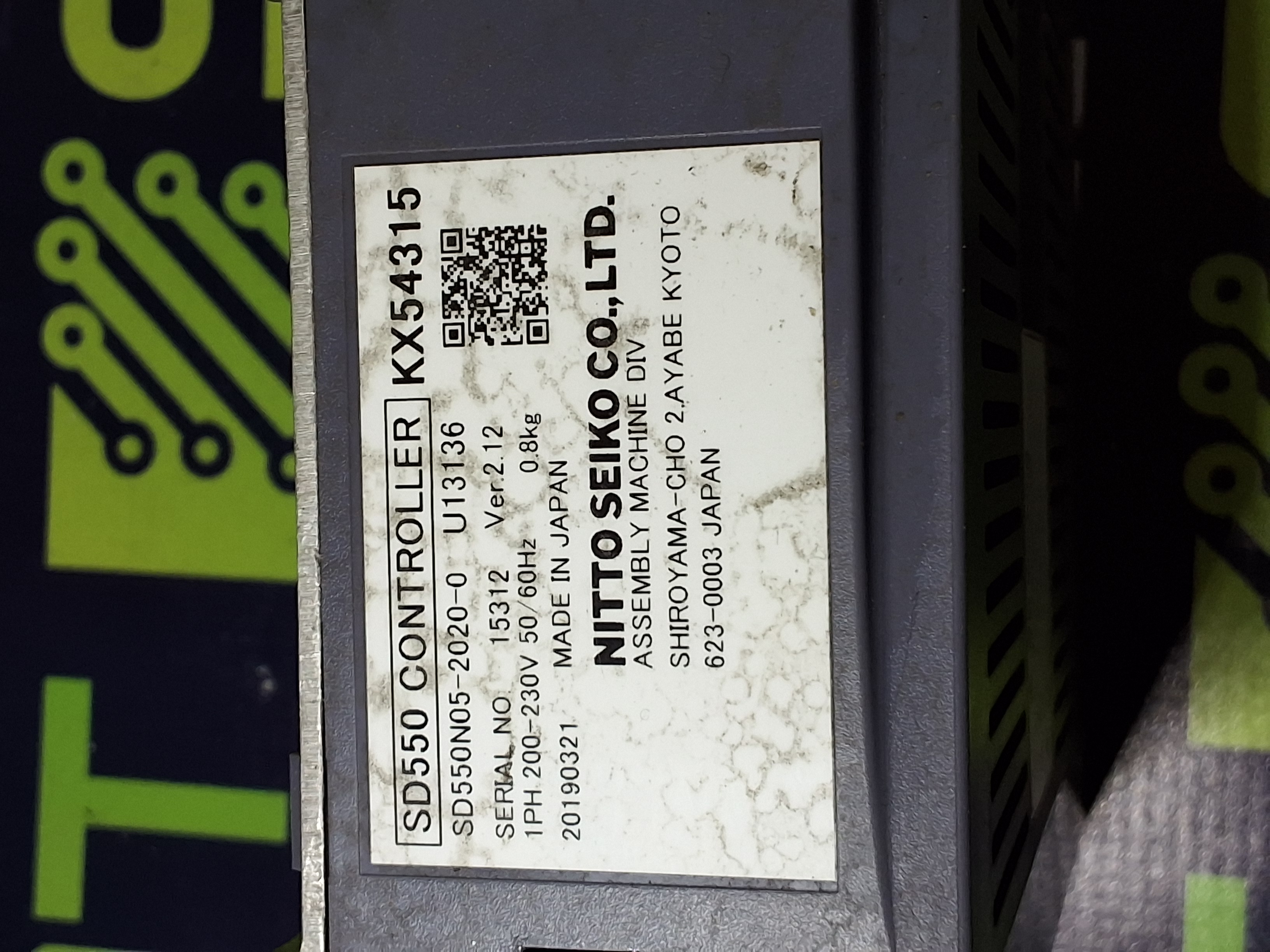 Used NITTO SEIKO SD550N05-2020-0 / SD550N0520200 CONTROLLER
