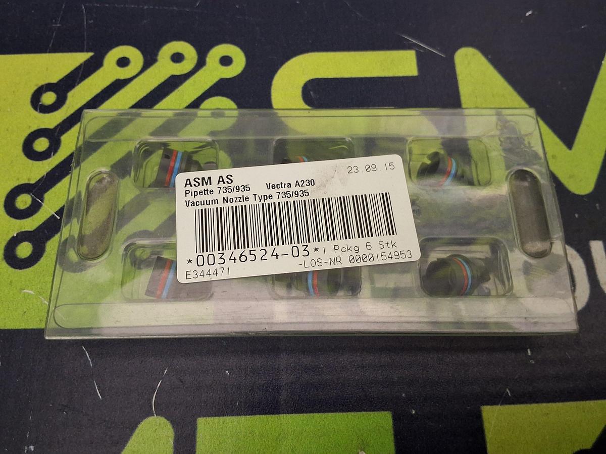 SIEMENS / ASM SIPLACE 00346524-03 TYPE 735 / 935 VECTRA A230 VACUUM NOZZLE LOT OF 6 UNITS - BRAND NEW