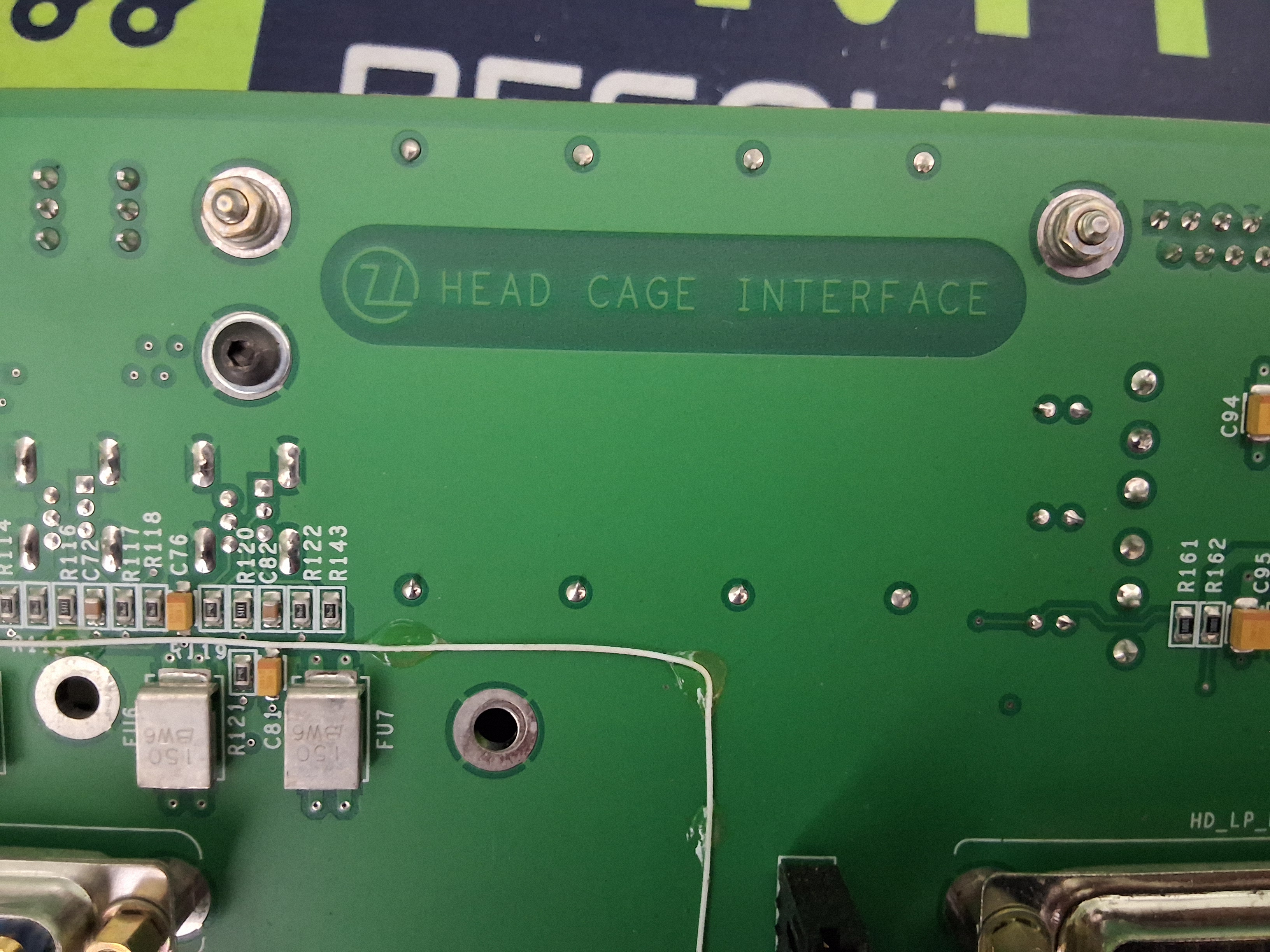 Used UNIVERSAL INSTRUMENTS 49732202 / 49732303 HEAD CAGE INTERFACE