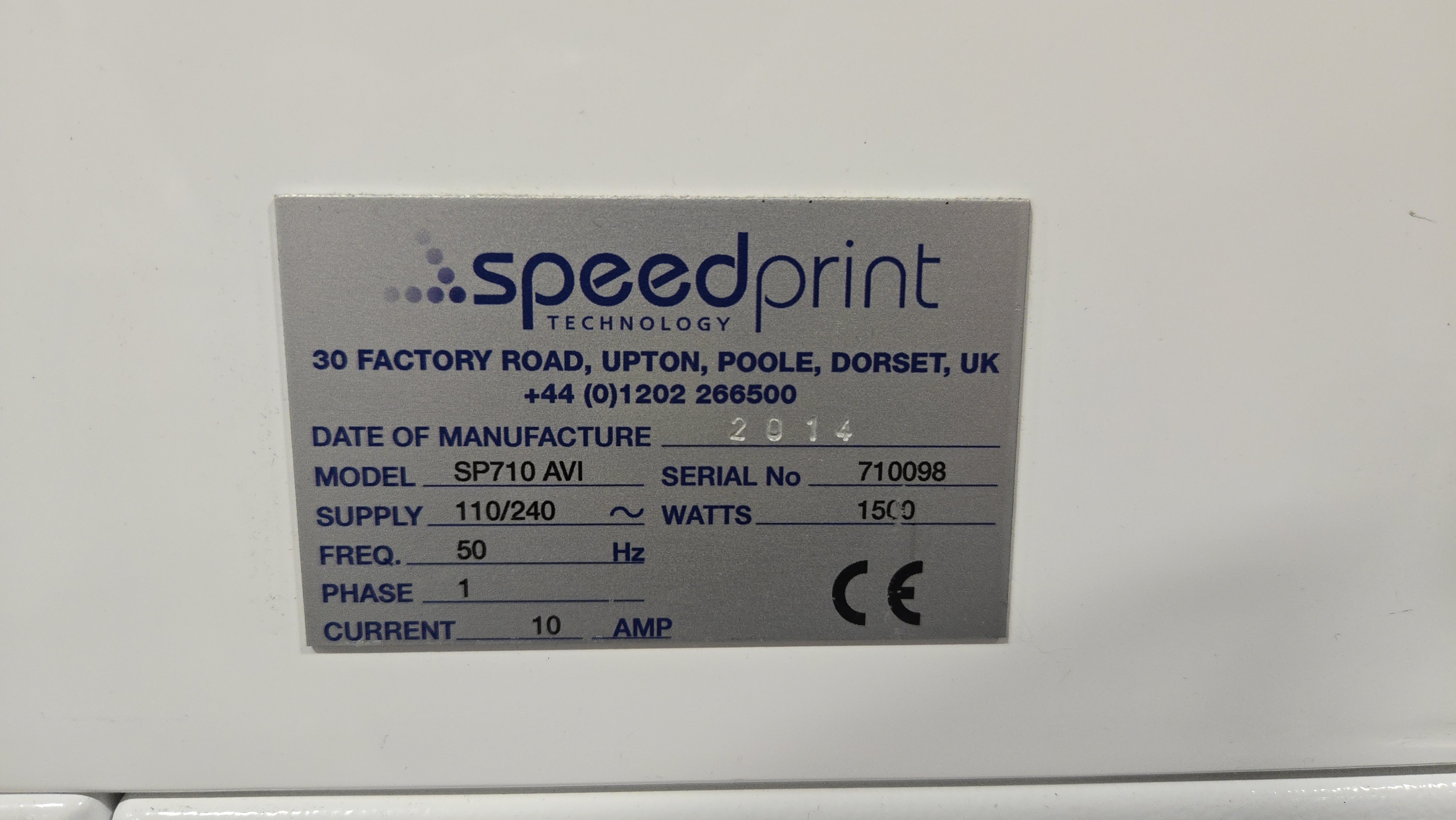 Used 2014 Speedprint SP710 AVI Screen Printer