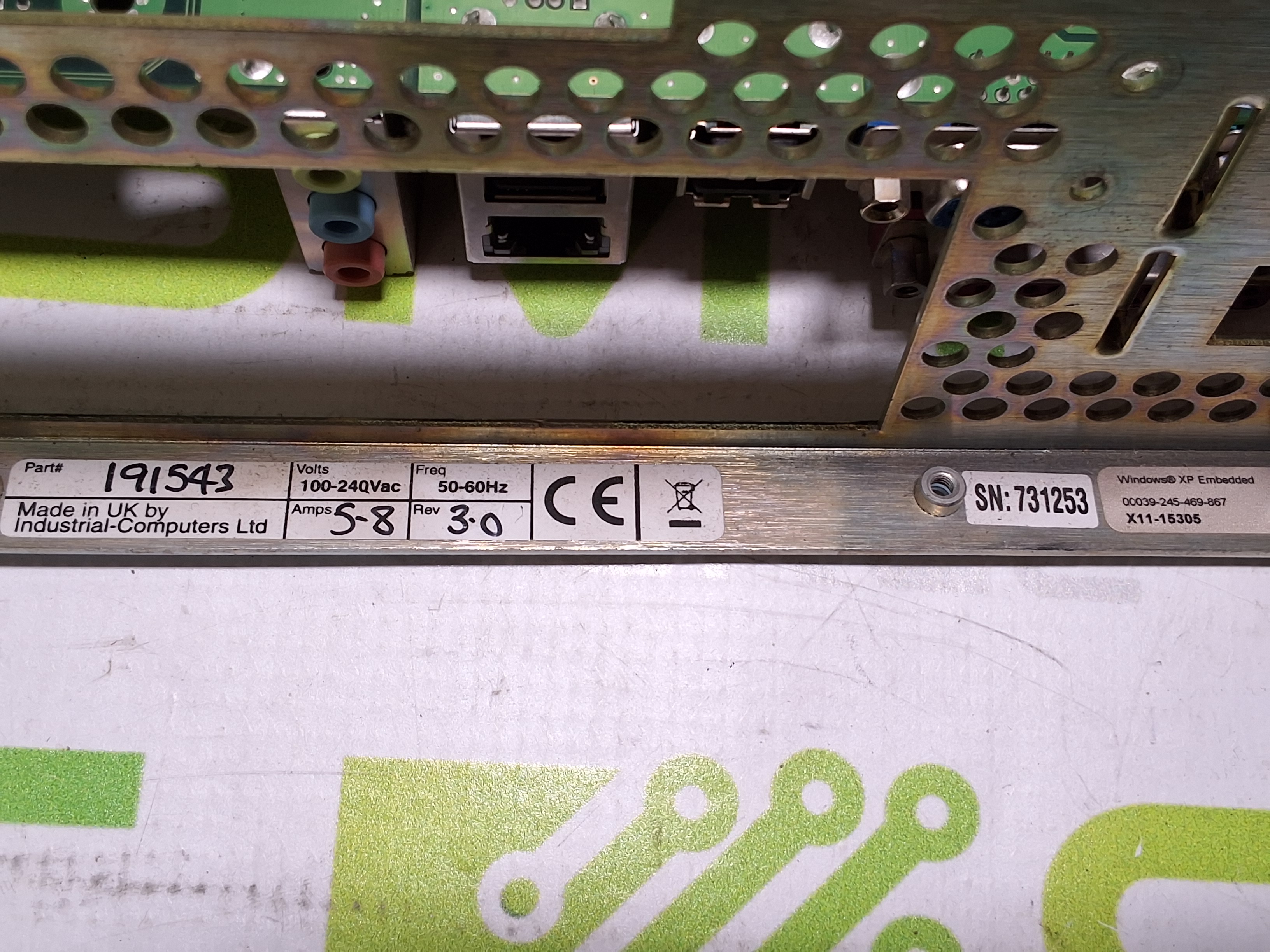 Used G7V300-P-G MOTHERBOARD G7V302-050G