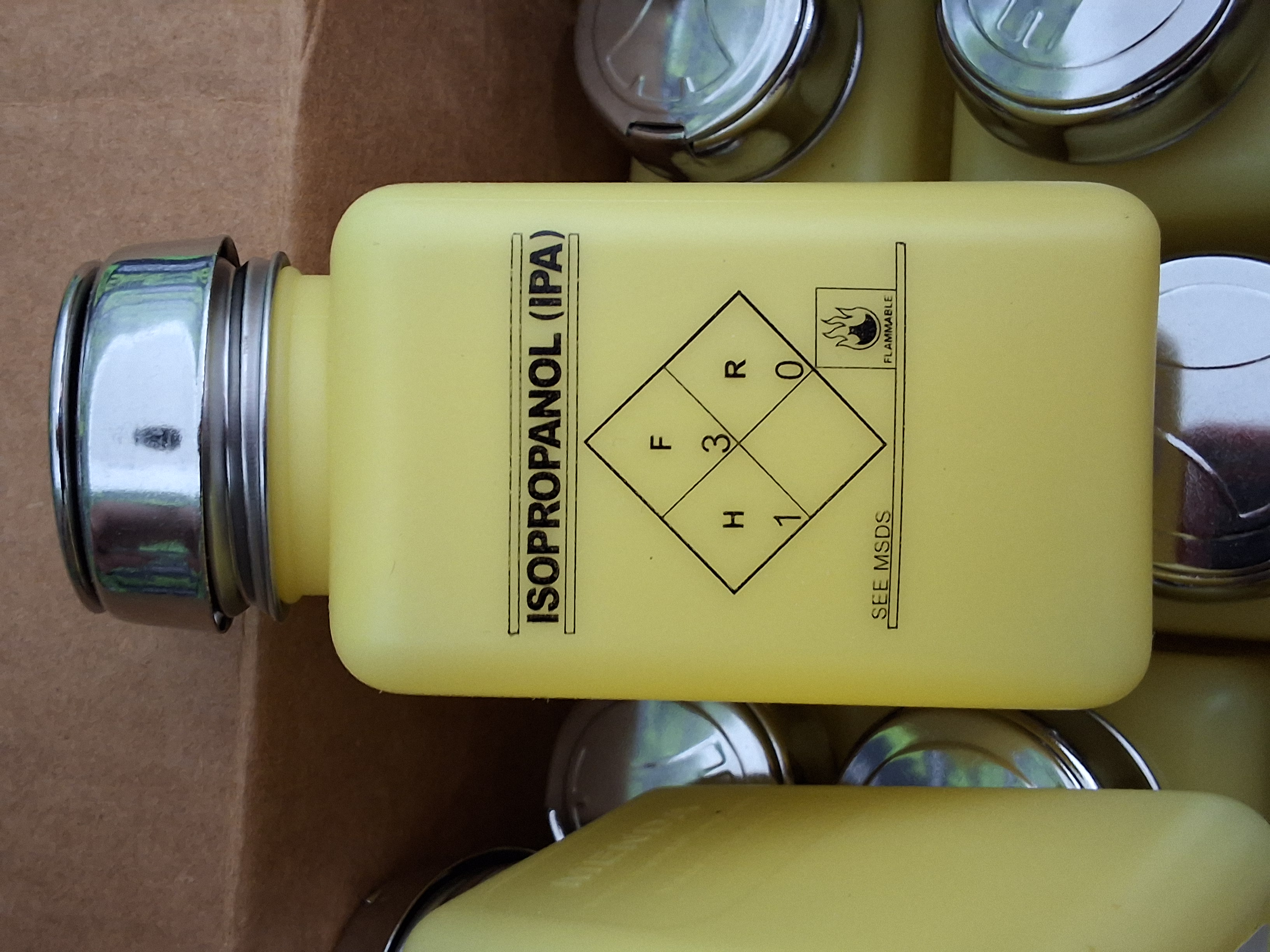 Used MENDA 6oz ONE-TOUCH LIQUID DISPENSER PUMP - BRAND NEW