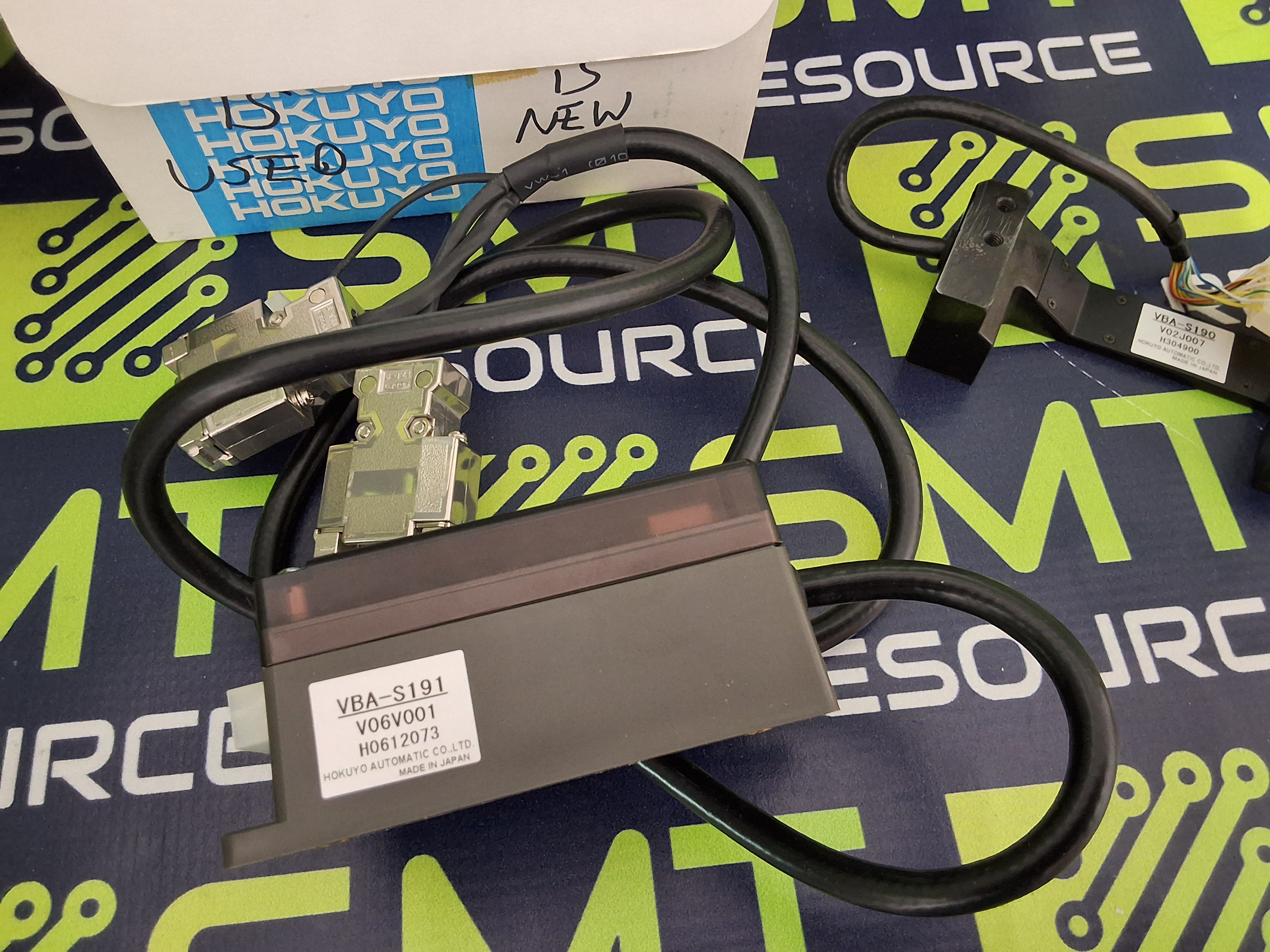 Used HOKUYO UNIVERSAL INSTRUMENTS VBA-S191 V06V001 H0612073 PELEC SENSOR 6301478555