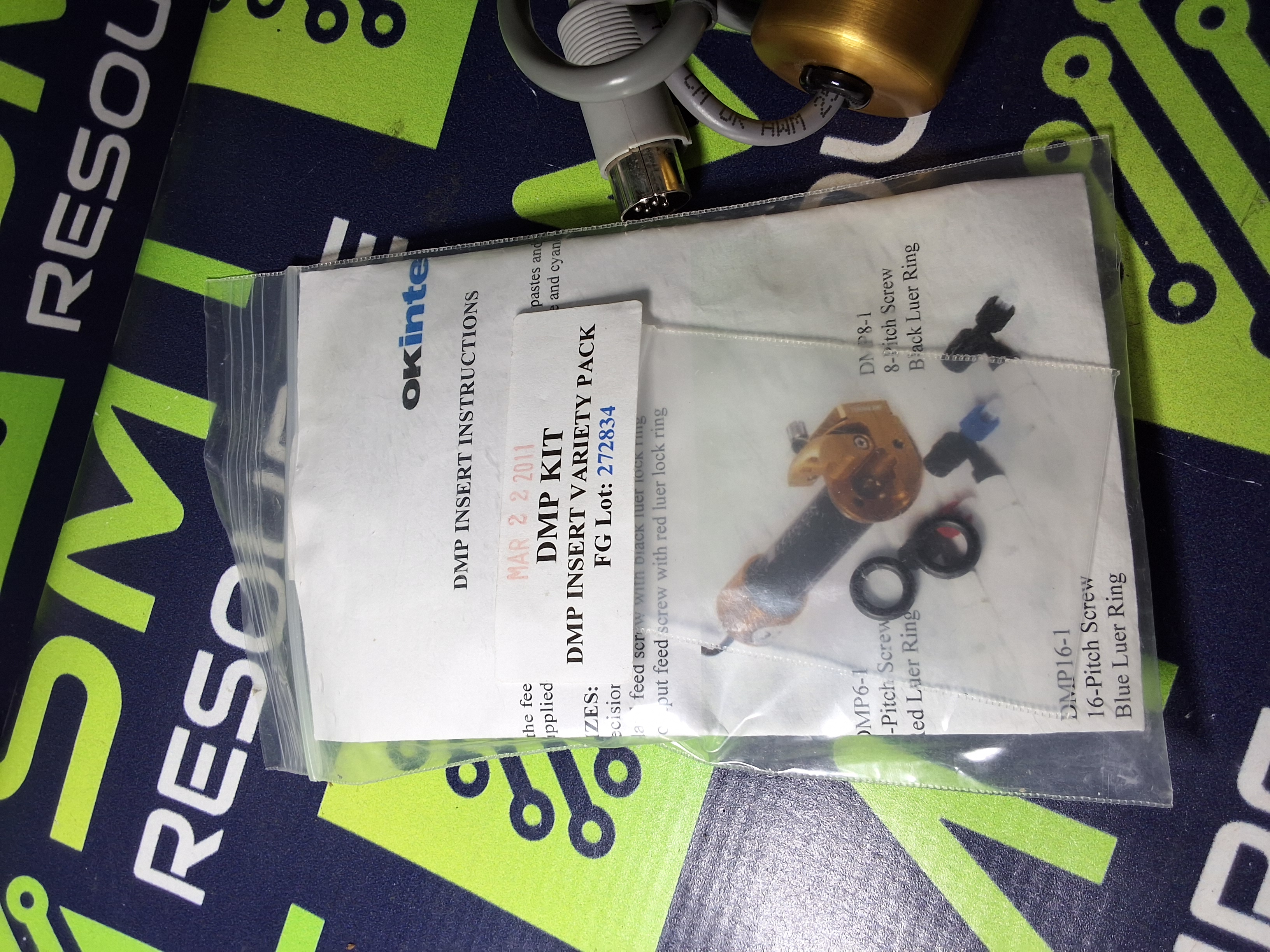 Used TECHCON SYSTEMS TS5000DMP MOTOR-DRIVEN ROTARY AUGER VALVE WITH DMP KIT