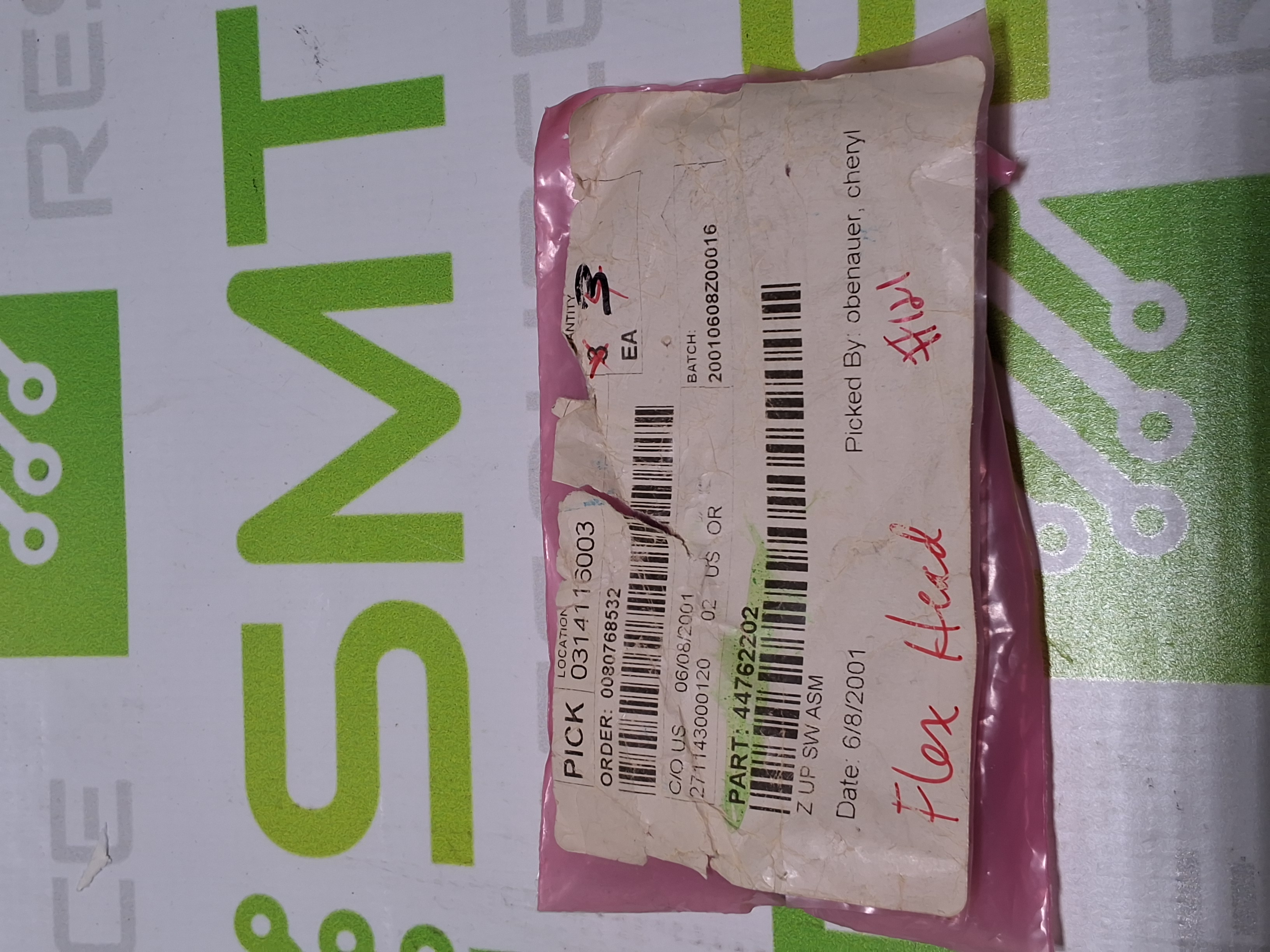 UNIVERSAL INSTRUMENTS 44762202 Z UP SENSOR ASSEMBLY - BRAND NEW