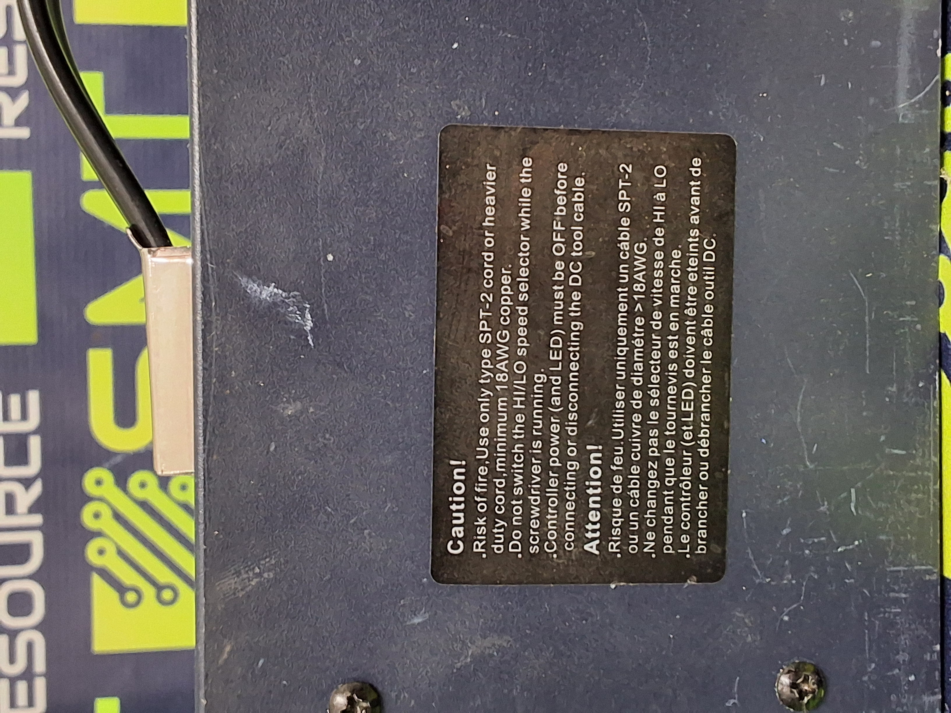 Used SUMAKE SP-BC40HL500T/C6 POWER SUPPLY FOR ELECTRONIC SCREWDRIVER