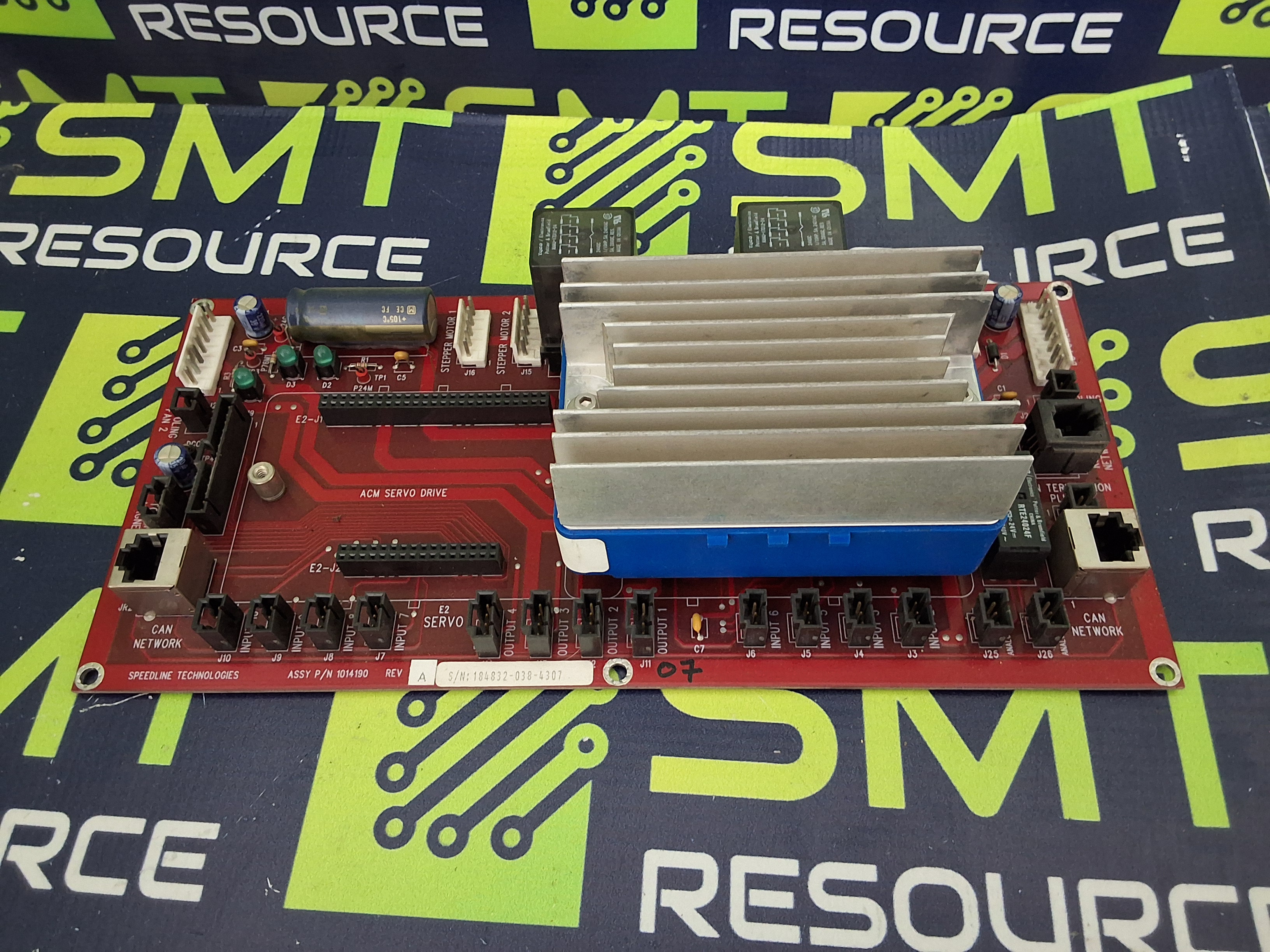 Used SPEEDLINE TECHNOLOGIES 1014190 SERVO DRIVE BOARD