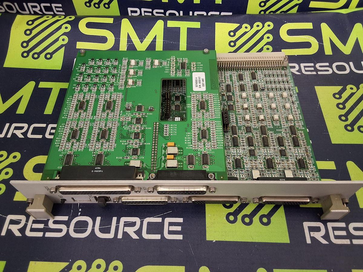 Used UNIVERSAL INSTRUMENTS 50763004 / 50762904 GMC BOARD WITH 50740002 GMC I/O MODULE 