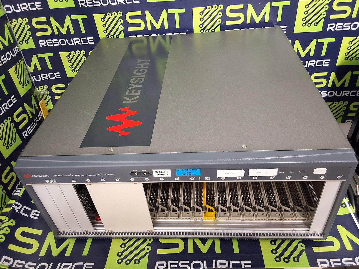 Used KEYSIGHT PXIe CHASSIS M9018B ADVANCED SWITCH FABRIC 18-SLOT 220/240V 1300W 