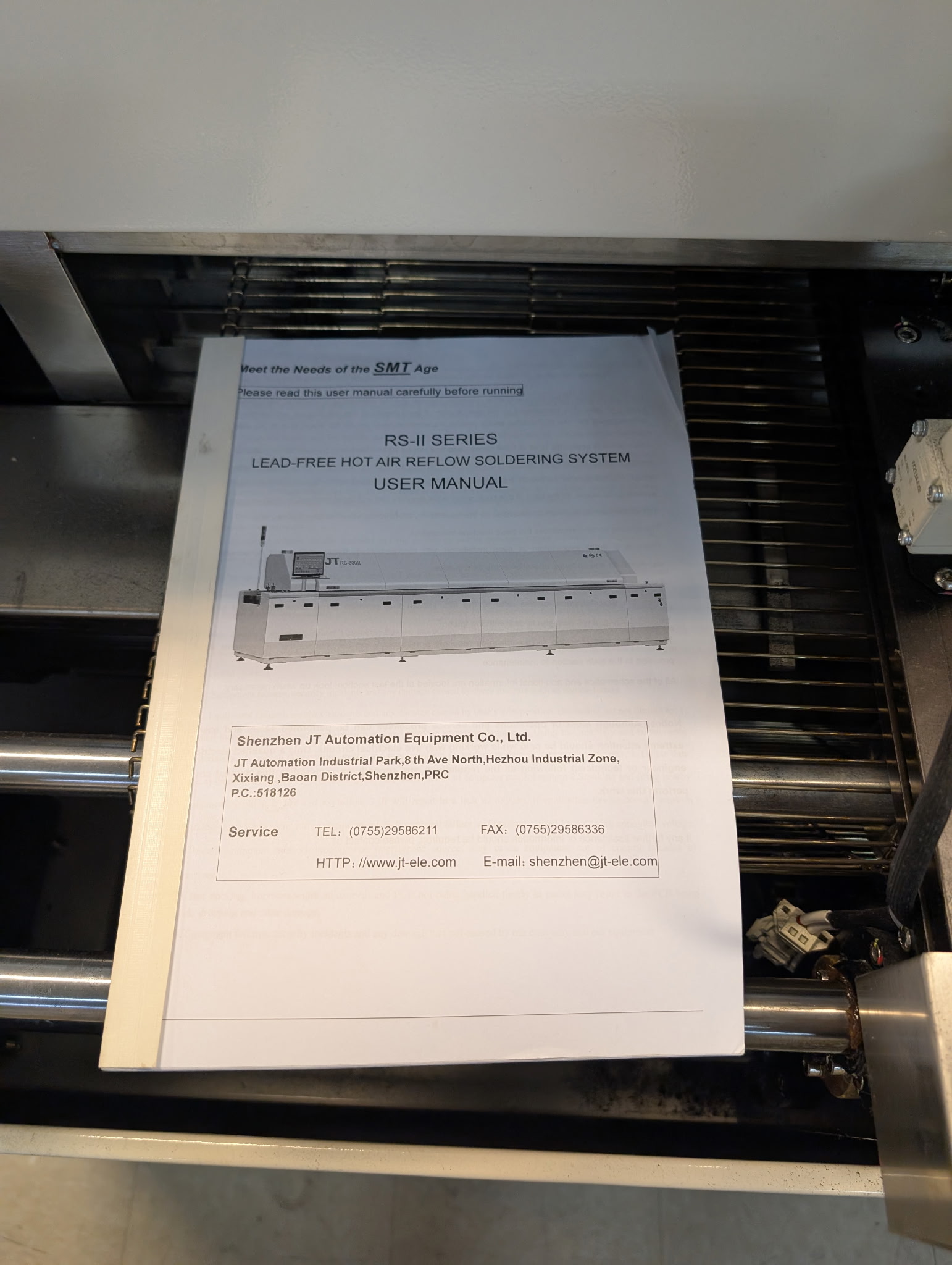 Used Juki RS600 II Reflow Oven