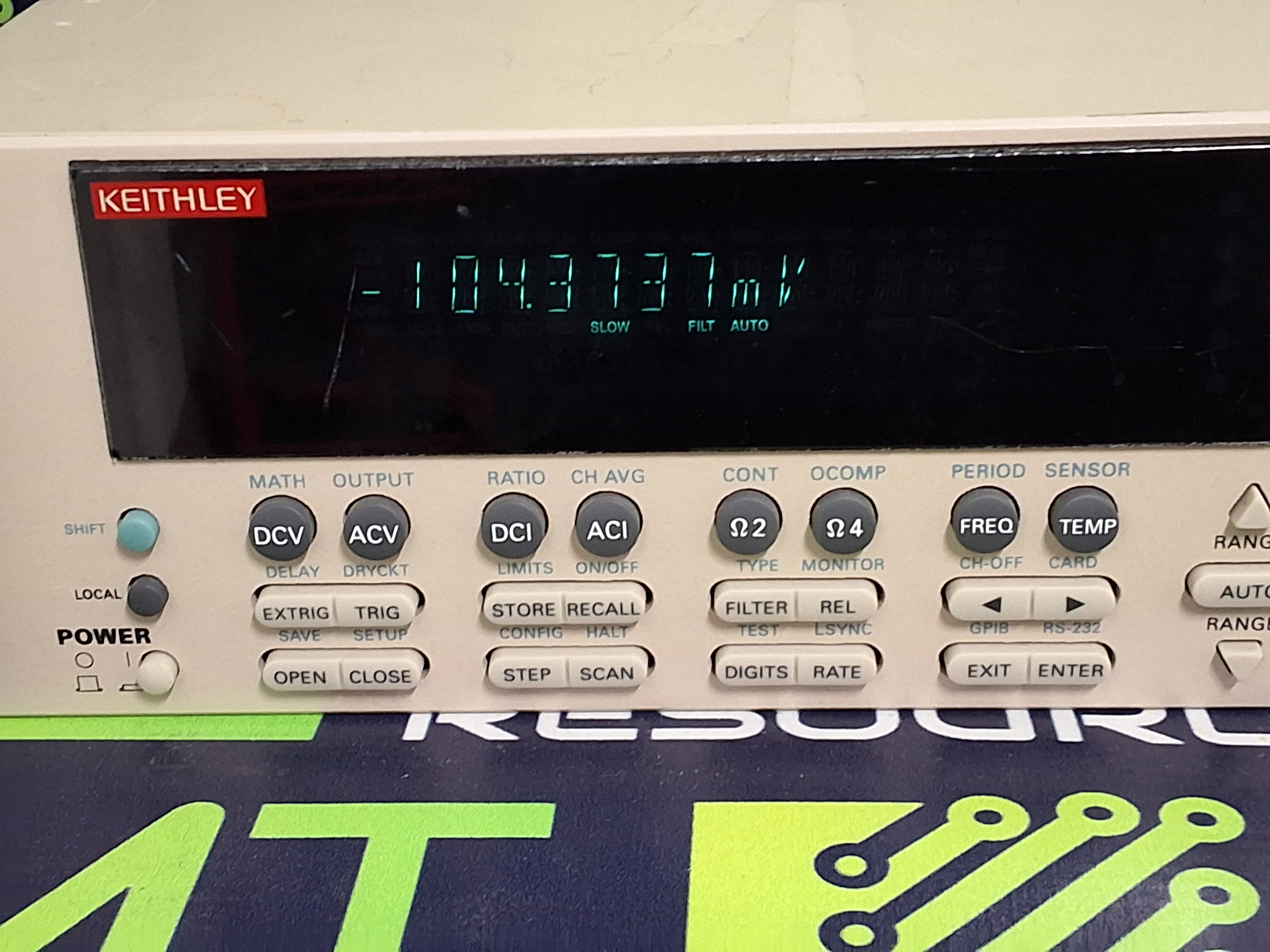 Used KEITHLEY 2750 INTEGRA SERIES MULTIMETER/SWITCH SYSTEM
