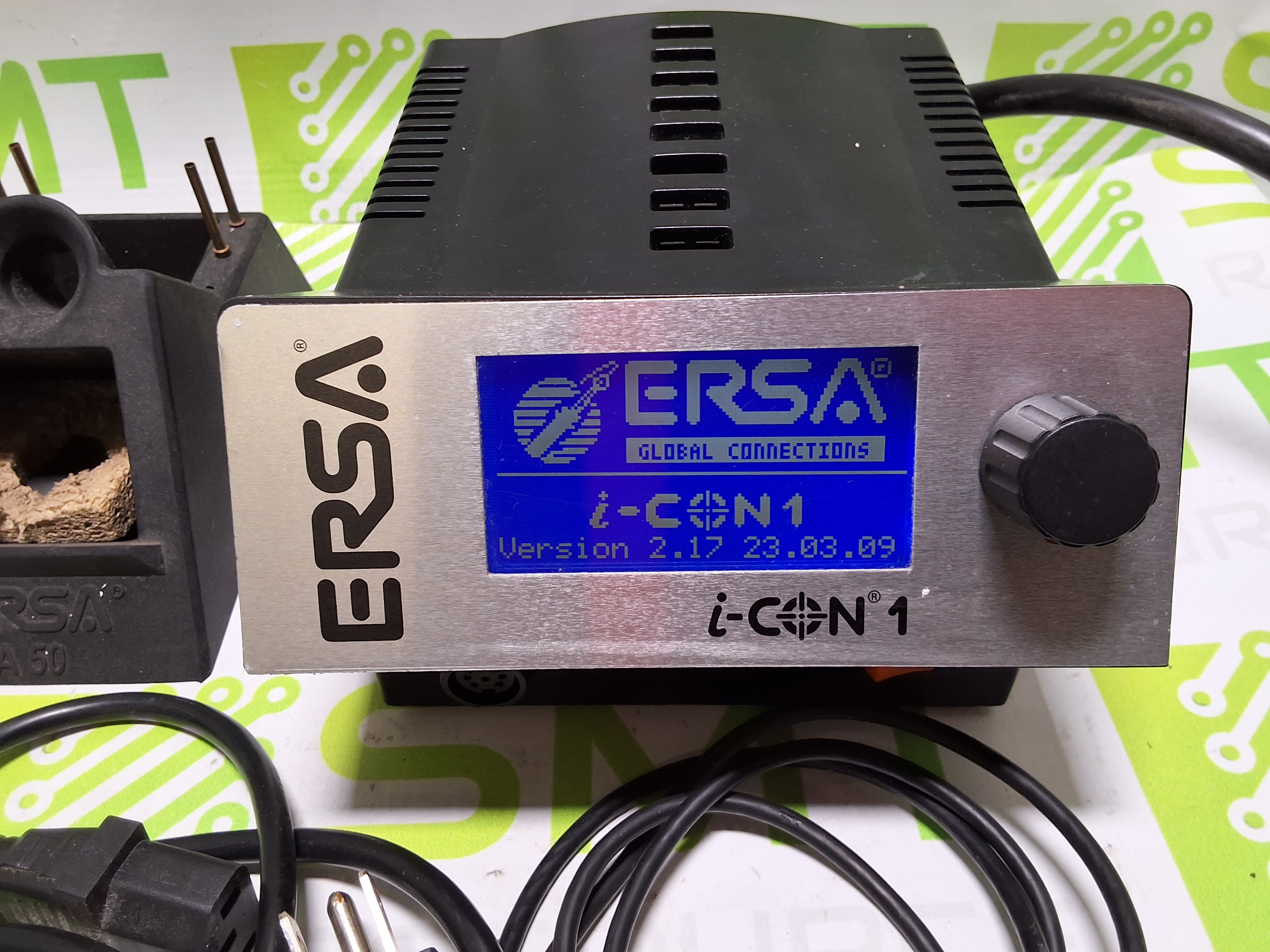 Used ERSA i-CON 1 SOLDERING STATION WITH i-TOOL 150 24V HANDPIECE AND ERSA TIPS