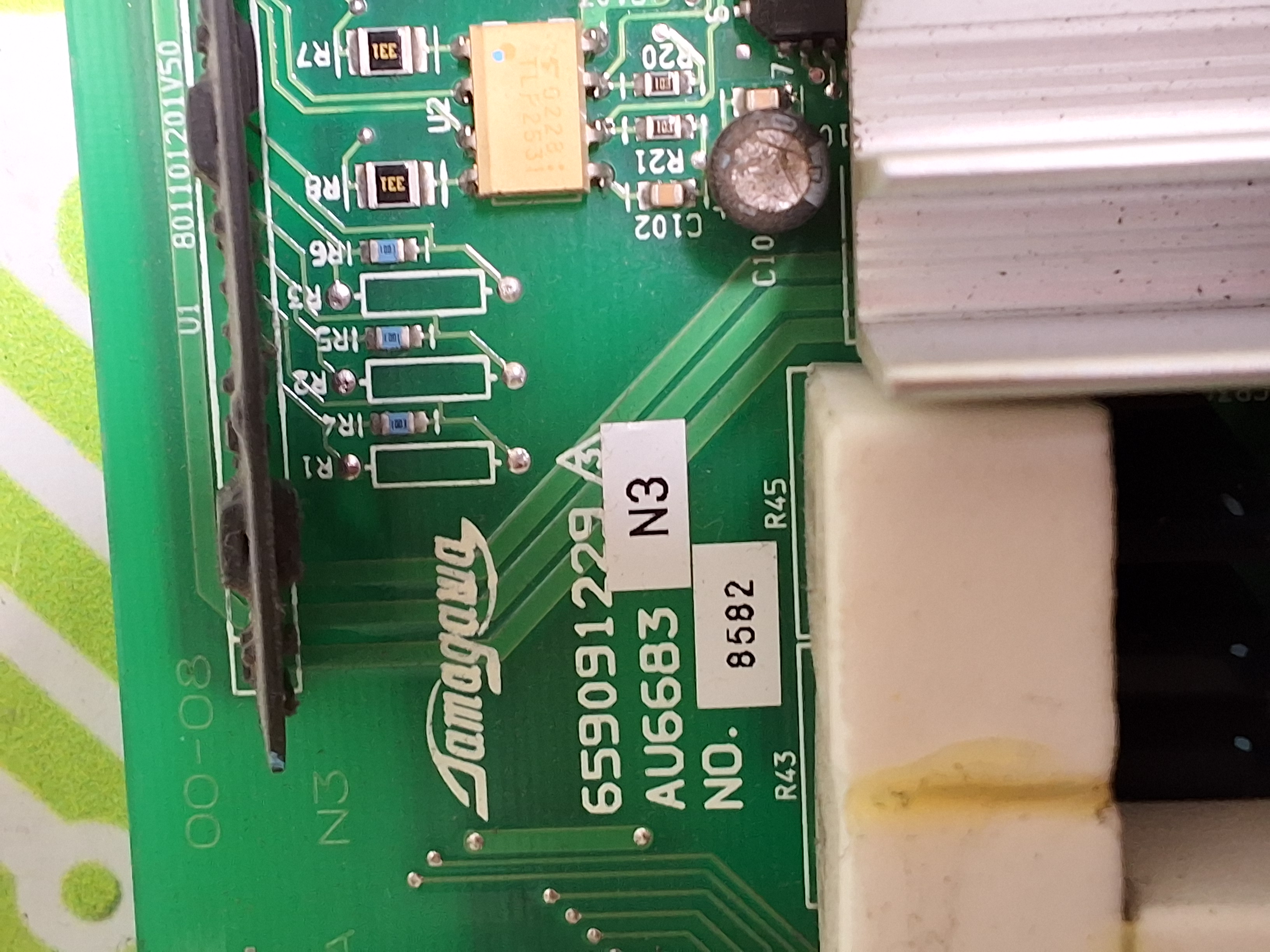 Used TAMAGAWA 659091229 JUKI SERVO AMP CIRCUIT BOARD AU6683