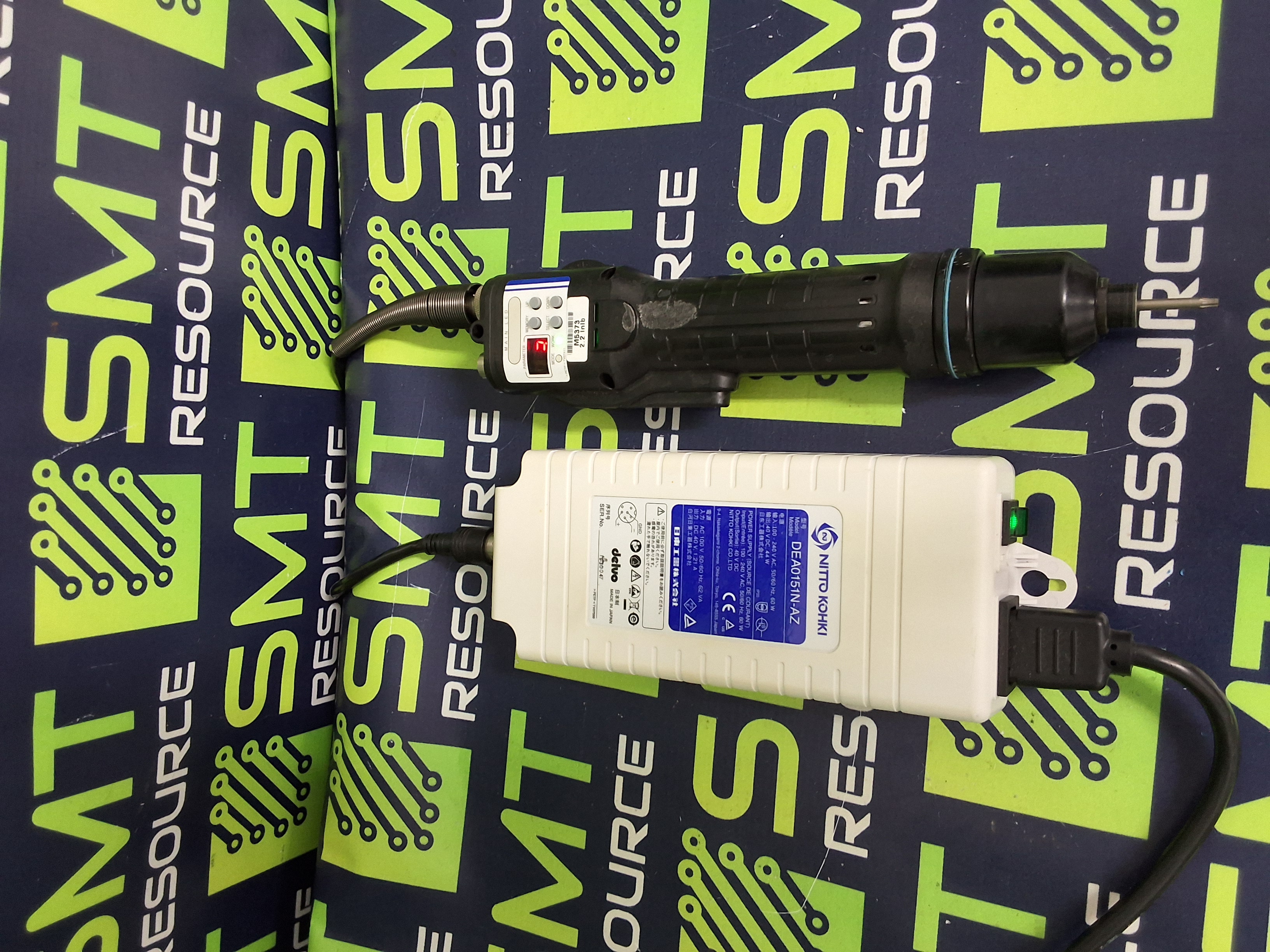 Used NITTO KOHKI DLV30S12L-AY ELECTRONIC SCREW DRIVER