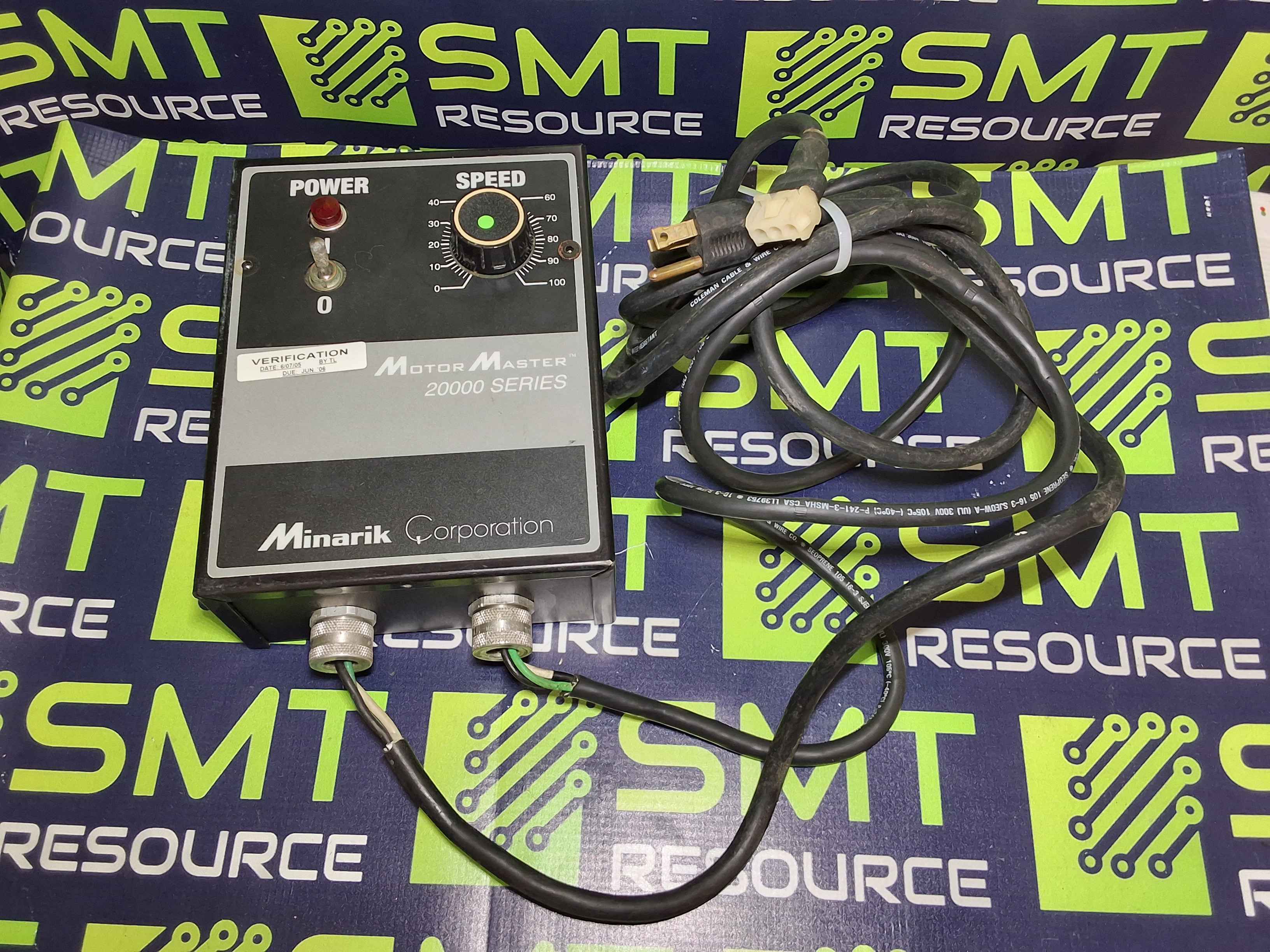 Used MINARIK CORP MM23101A MOTOR MASTER 20000 SERIES DRIVE CONTROL
