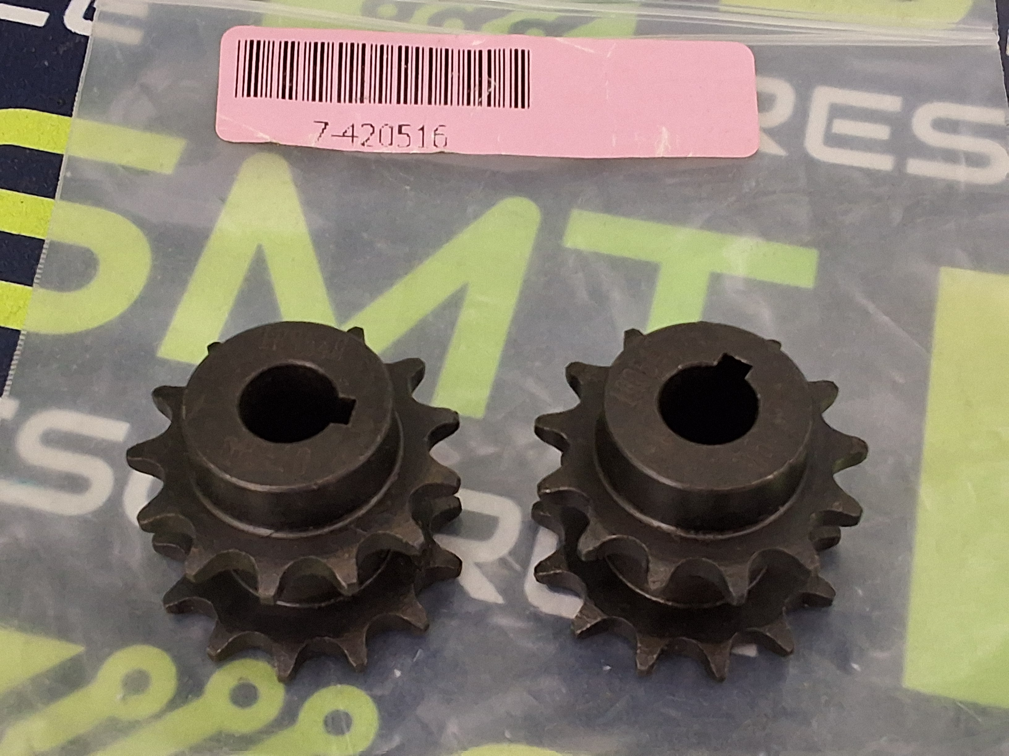 Used 180540 ROLLER CHAIN SPROCKET 08-10 - LOT OF 2 UNITS