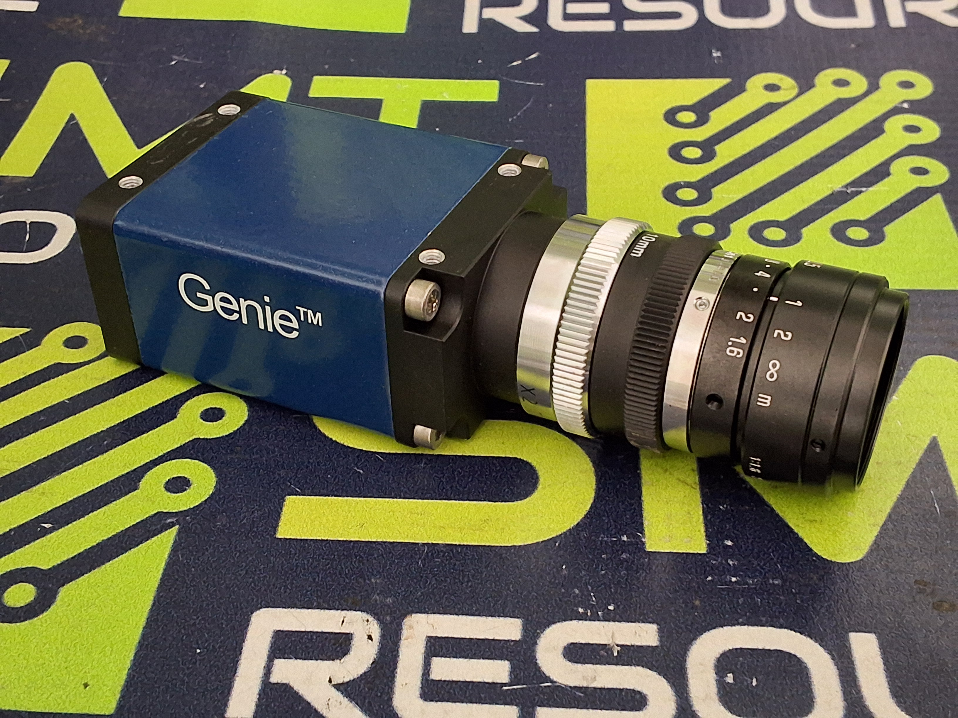 Used TELEDYNE DALSA CR-GEN0-M6400R3 INDUSTRIAL CAMERA WITH TAMRON 1222451 LENS