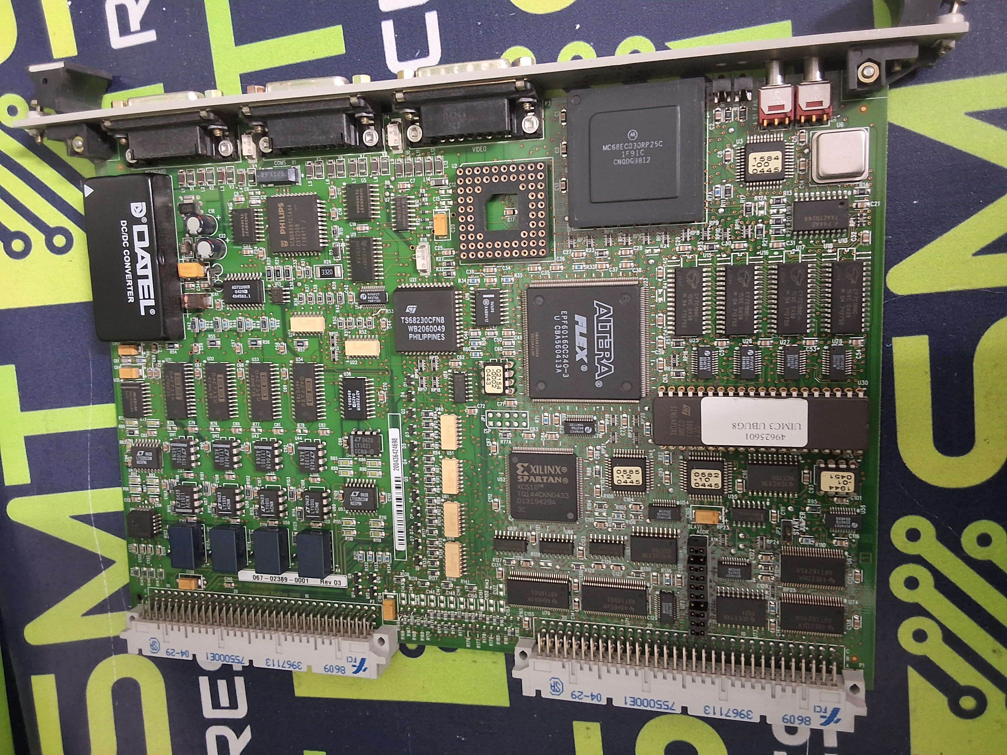 Used RADISYS 067-02389-0001 AXIS MOTION CONTROL BOARD 49625601