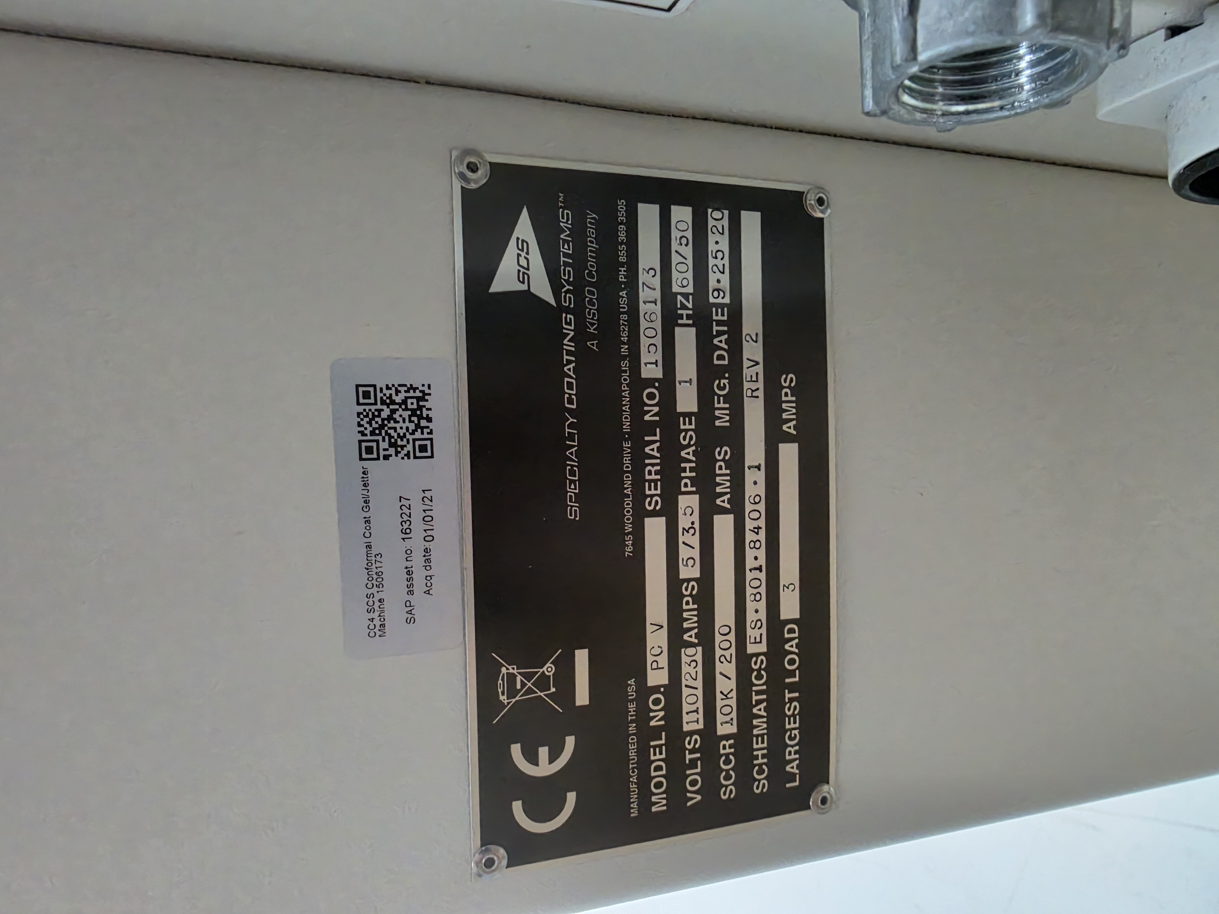 Used SCS PrecisionCoat V – Conformal Coating System