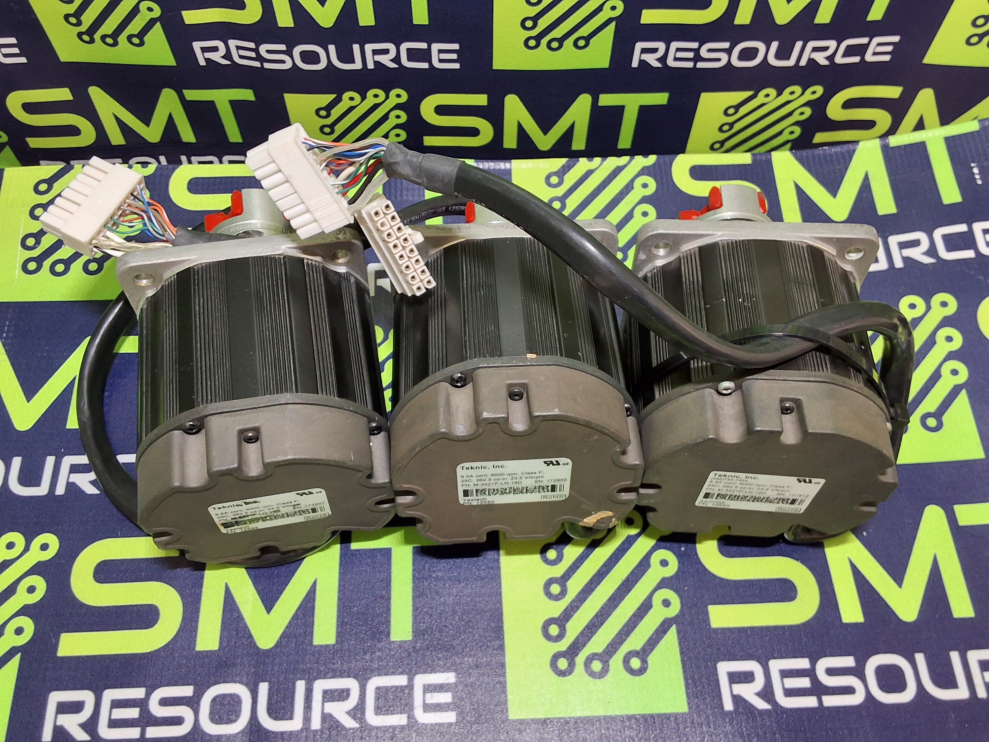 Used TEKNIC YESTECH M-3421P-LN-16D SERVO MOTOR 12685