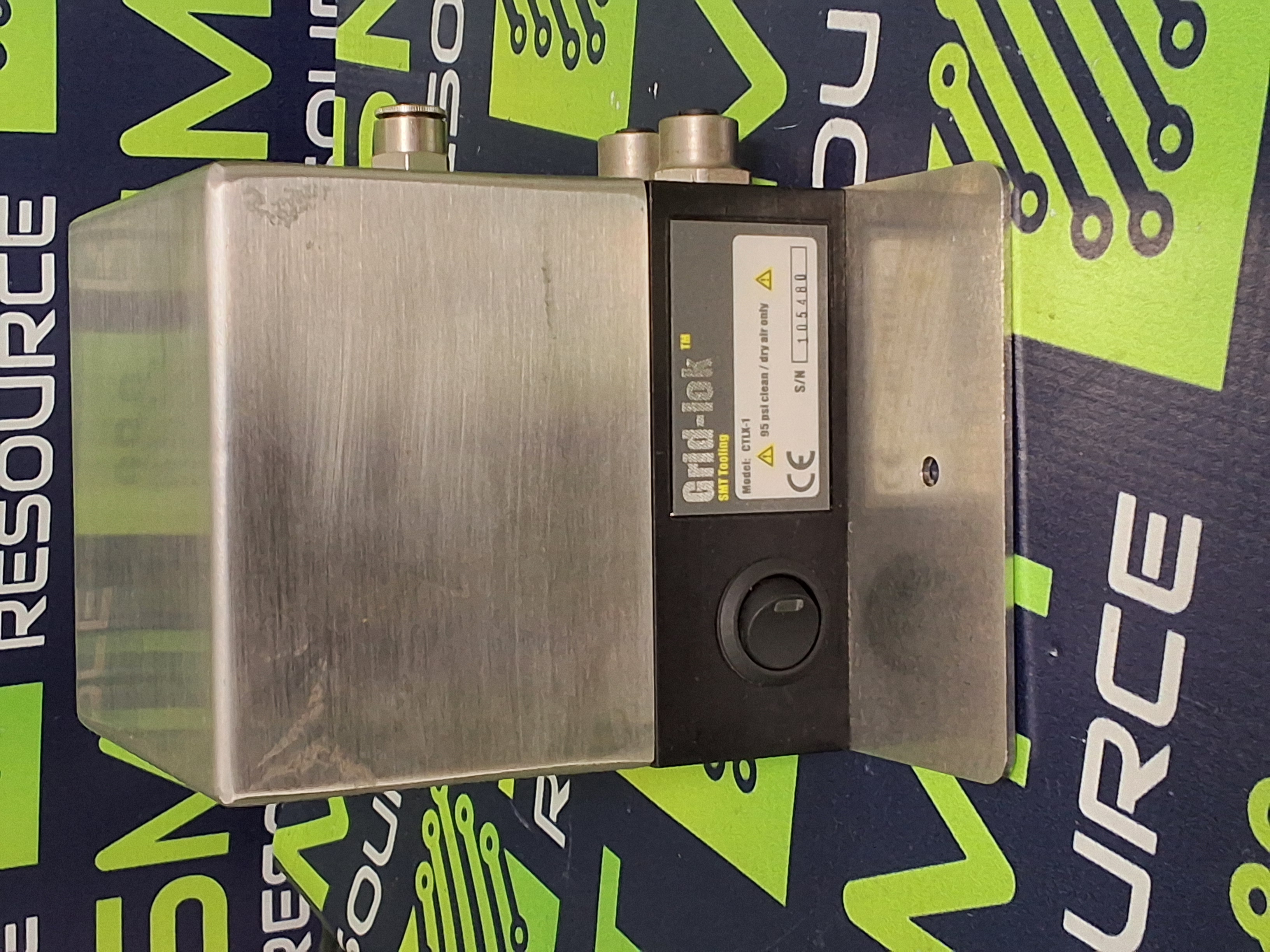 Used SMT TOOLING CTLX-1 GRID-LOK CLEAN DRY AIR FLOW CONTROLLER 95psi