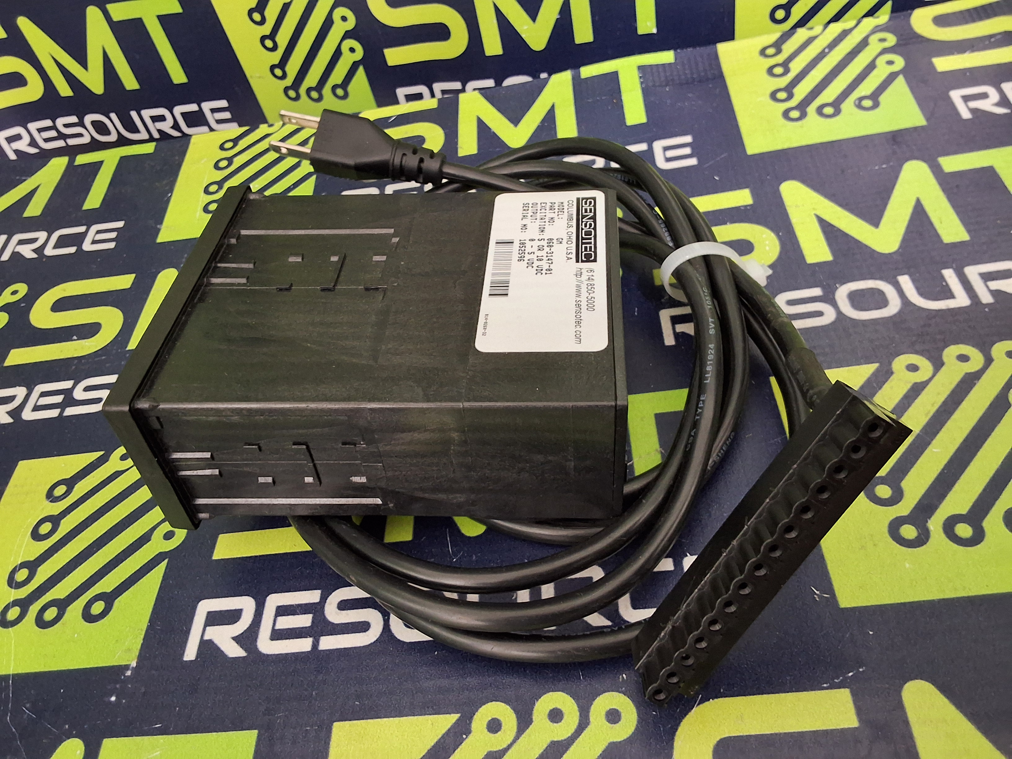 Used HONEYWELL SENSOTEC 060-3147-01 PANEL METER / SENSOR CONTROLLER 0-5VDC
