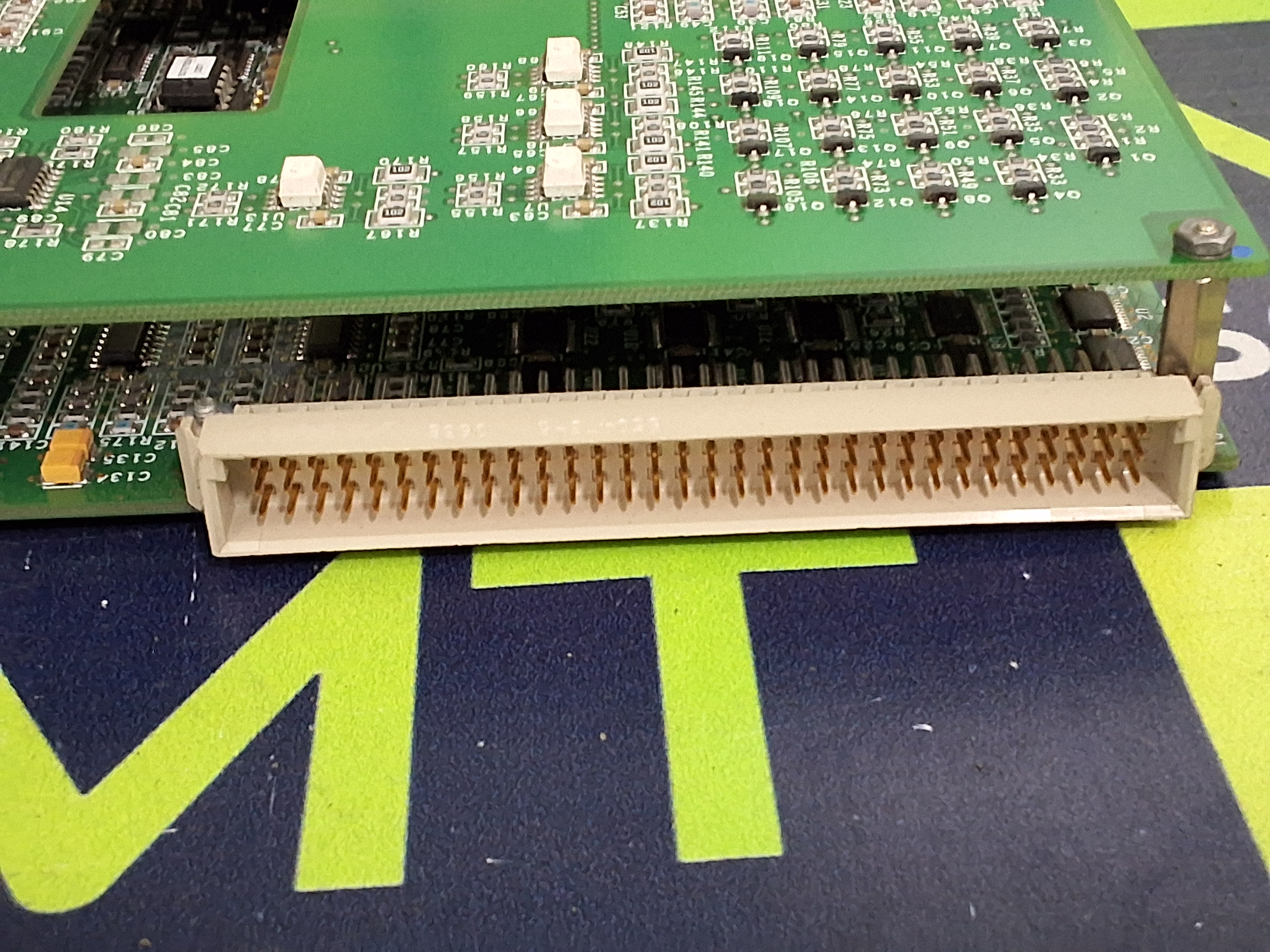 Used UNIVERSAL INSTRUMENTS 50763004 / 50762904 GMC BOARD WITH 50740002 GMC I/O MODULE 