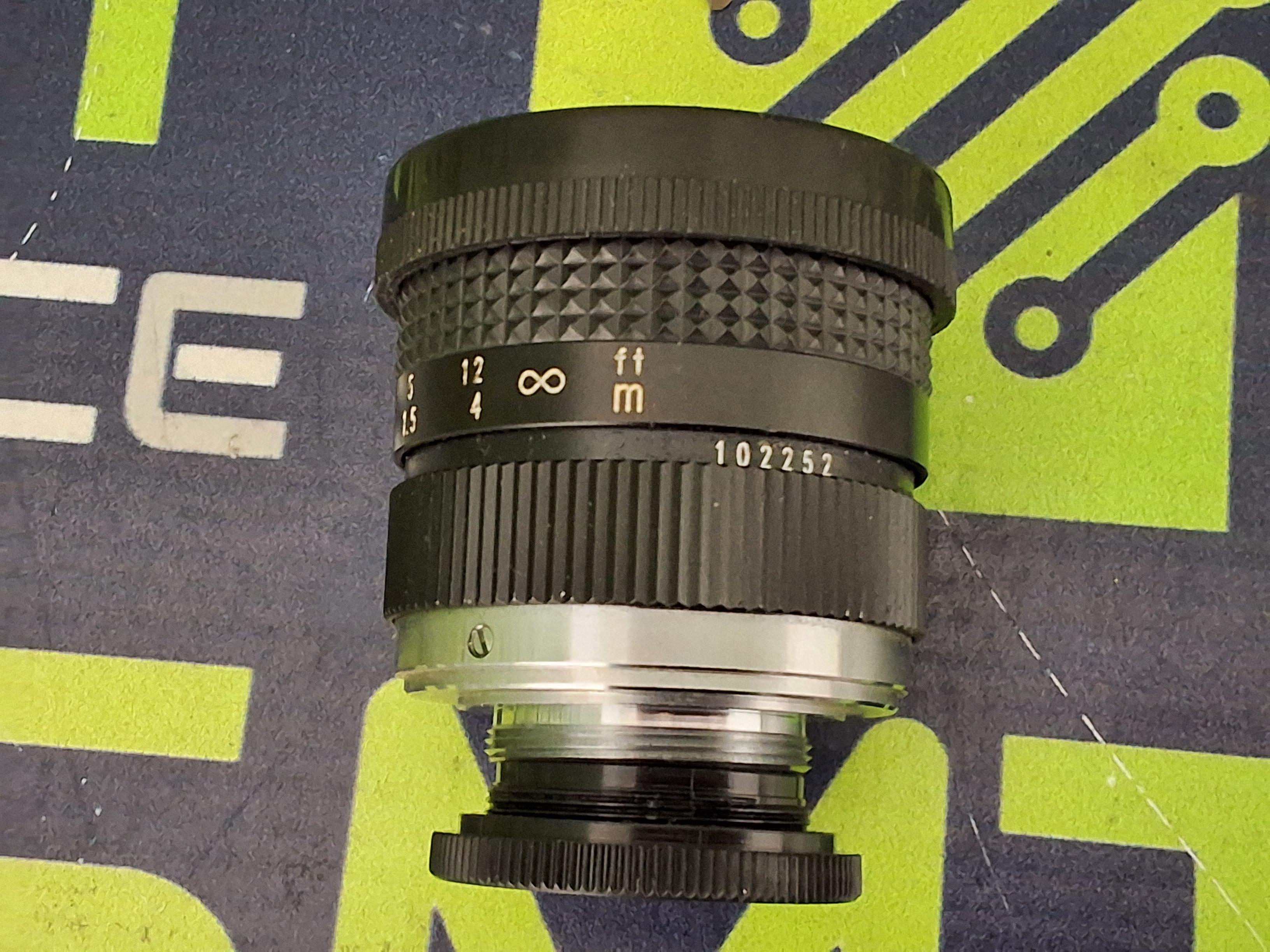 Used COMPUTAR TV LENS 25mm 1:1.8 C-MOUNT
