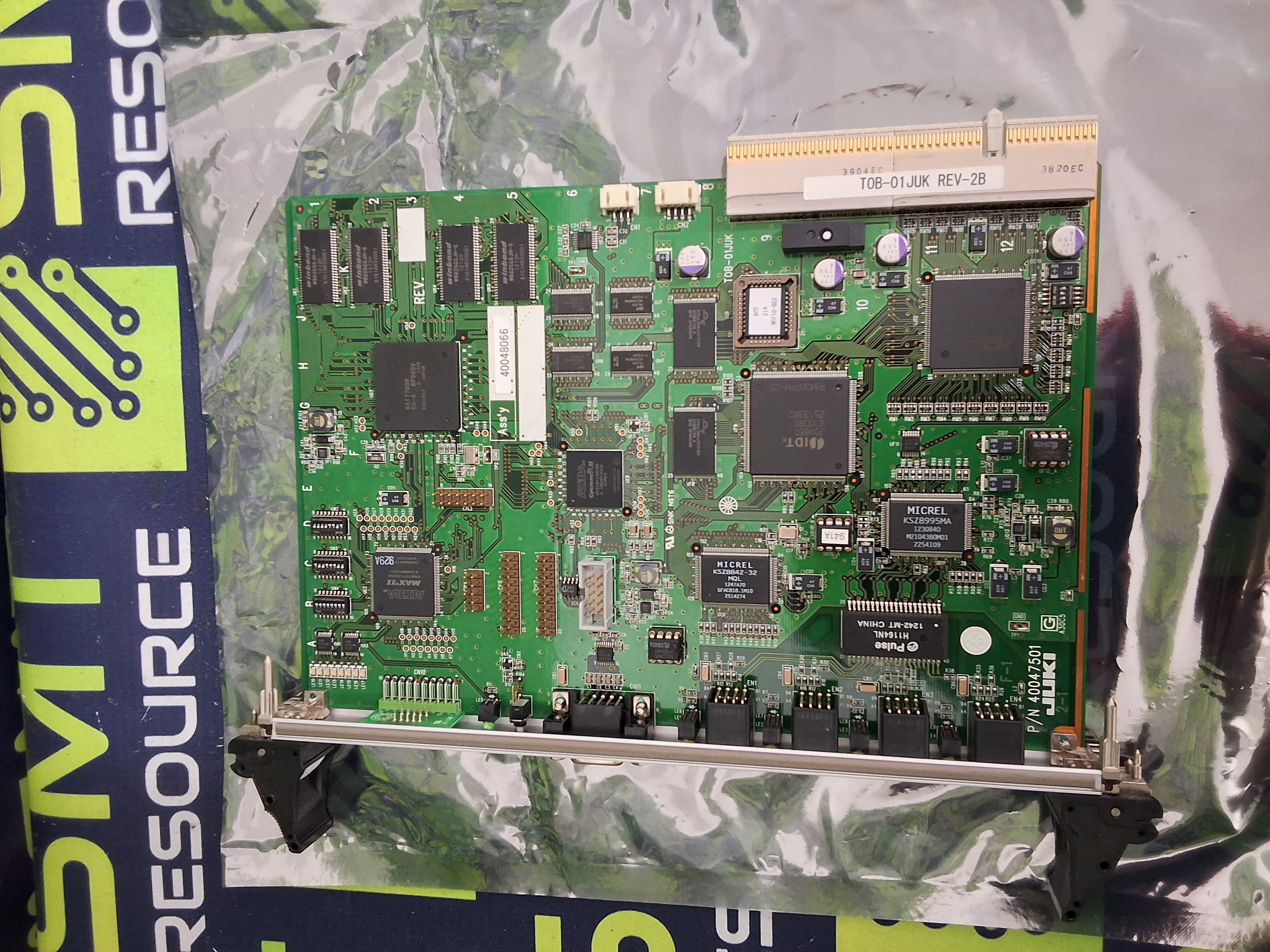 Used JUKI 40047501 CompactPCI COMMUNICATION CARD ASS'Y 40048066