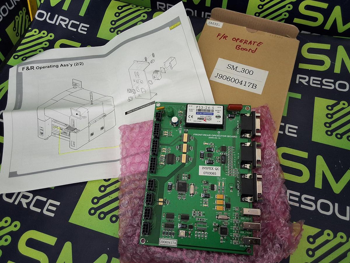 SAMSUNG J90600417A / J90600417B FR OPERATE BOARD - FRONT-REAR OPERATOR BOARD - BRAND NEW