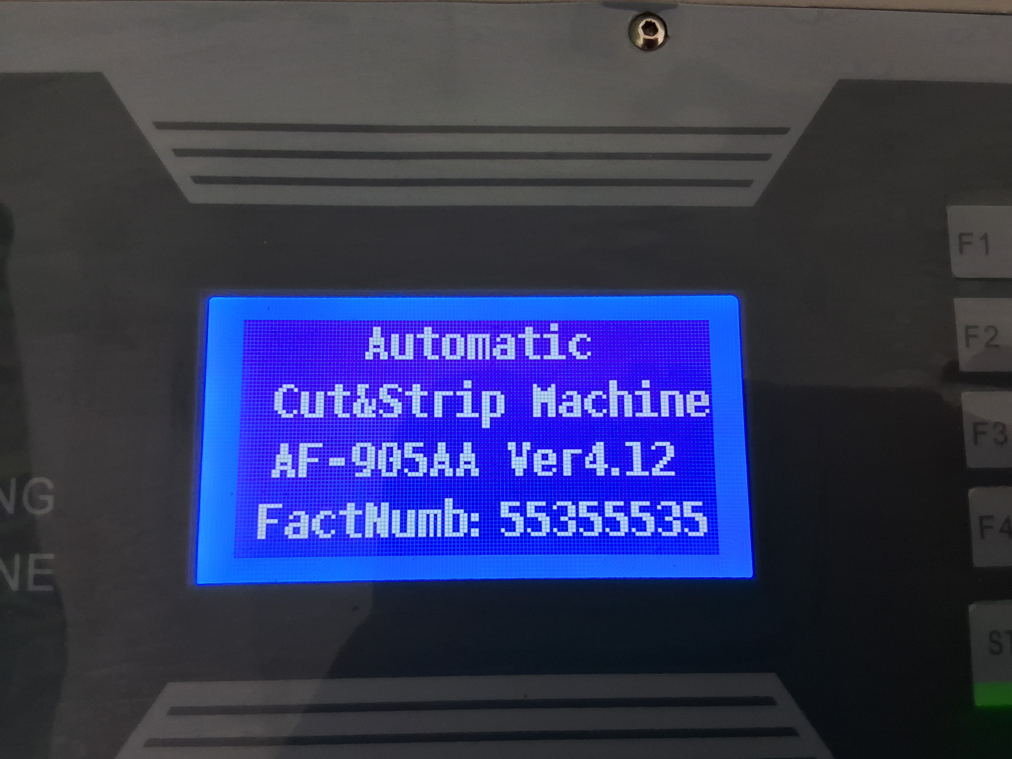Used AF-905AA AUTOMATIC COMPUTERIZED CUTTING AND STRIPPING MACHINE