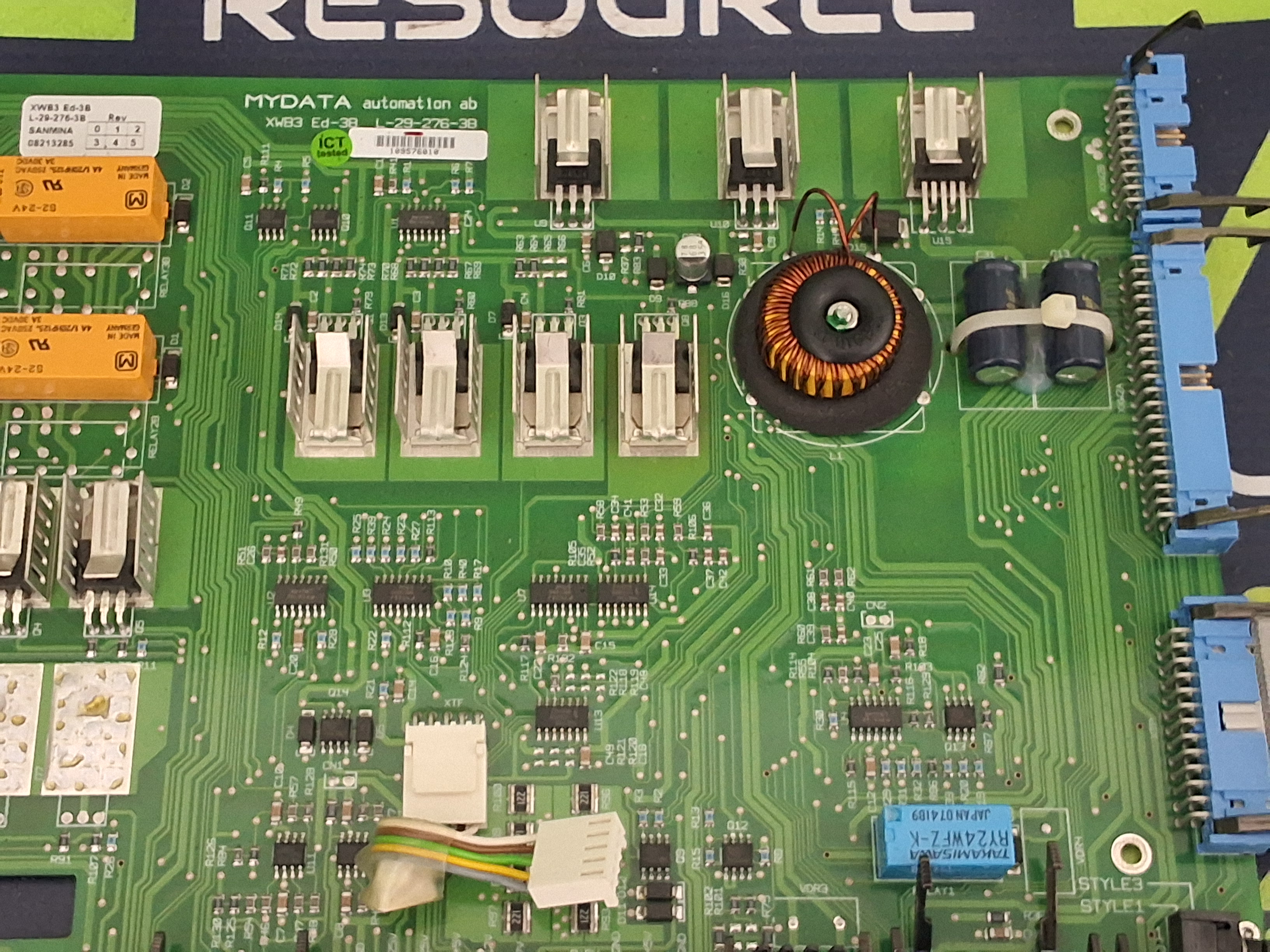 Used MYDATA XWB3 Ed-3B L-29-276-3B CIRCUIT BOARD