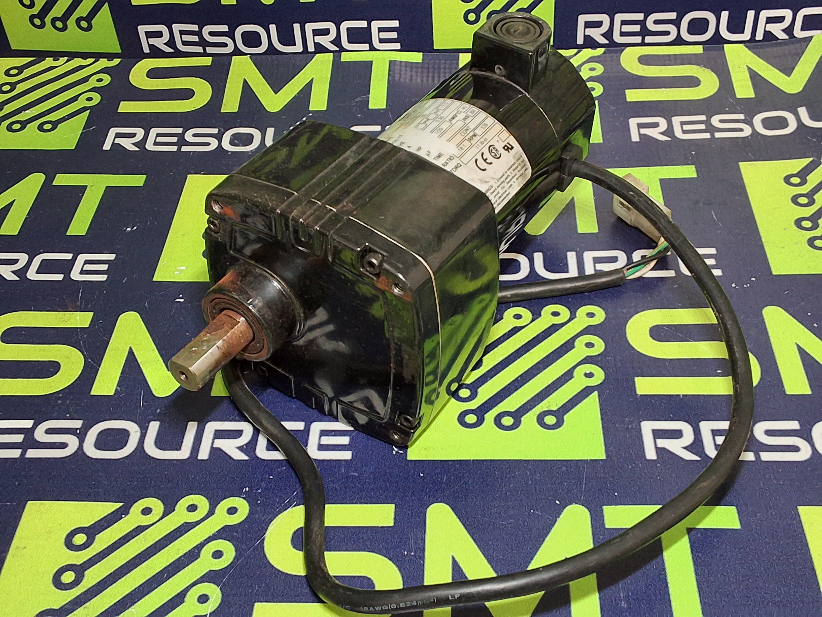 Used BODINE ELECTRIC 24A2BEPM-D3 DC GEARMOTOR 130V .30A 1/20HP 18:1
