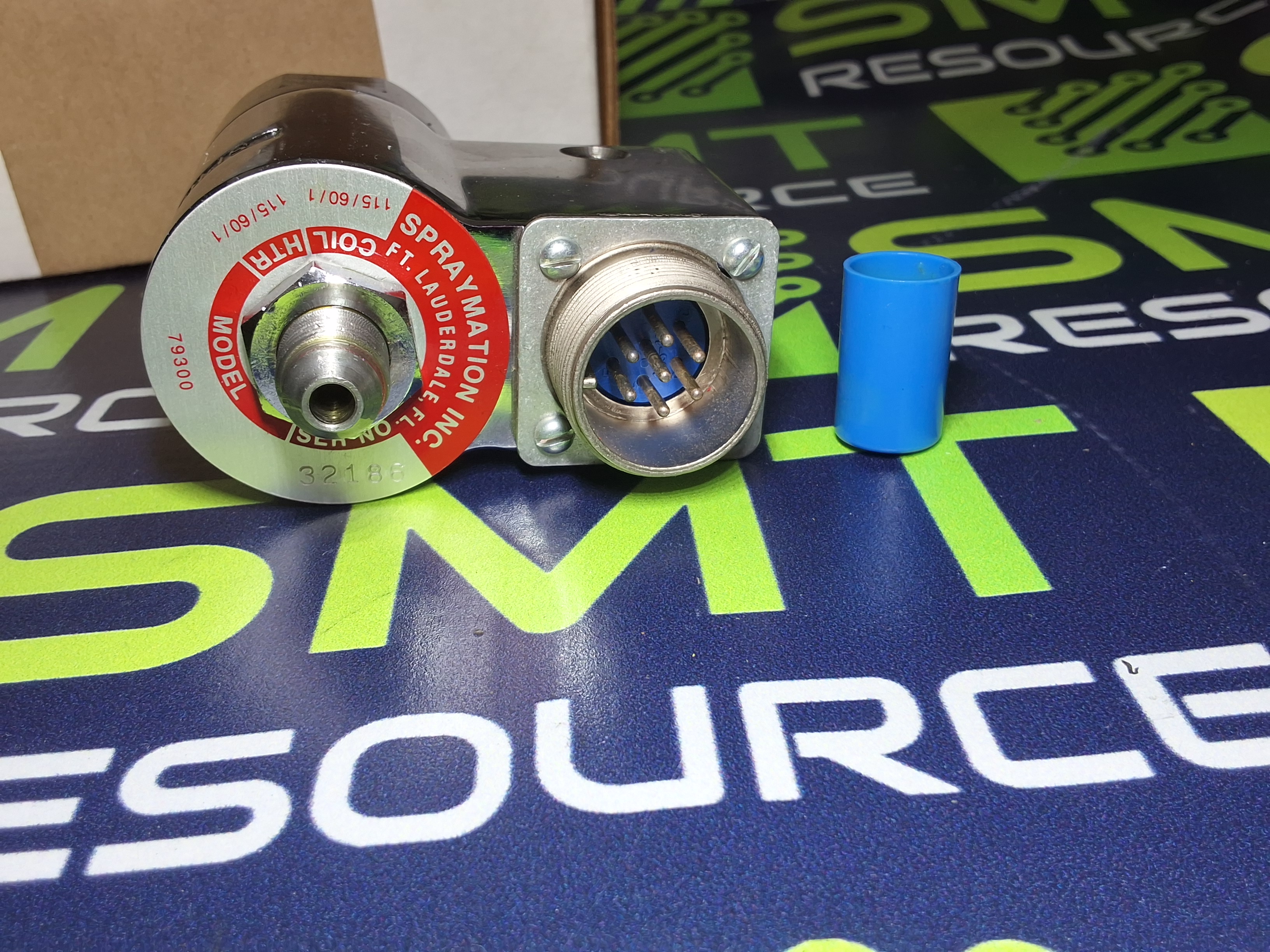 SPRAYMATION INC. 79300 ELECTROMATIC X GUN HOT MELT APPLICATOR HEAD 115VAC 60Hz - BRAND NEW