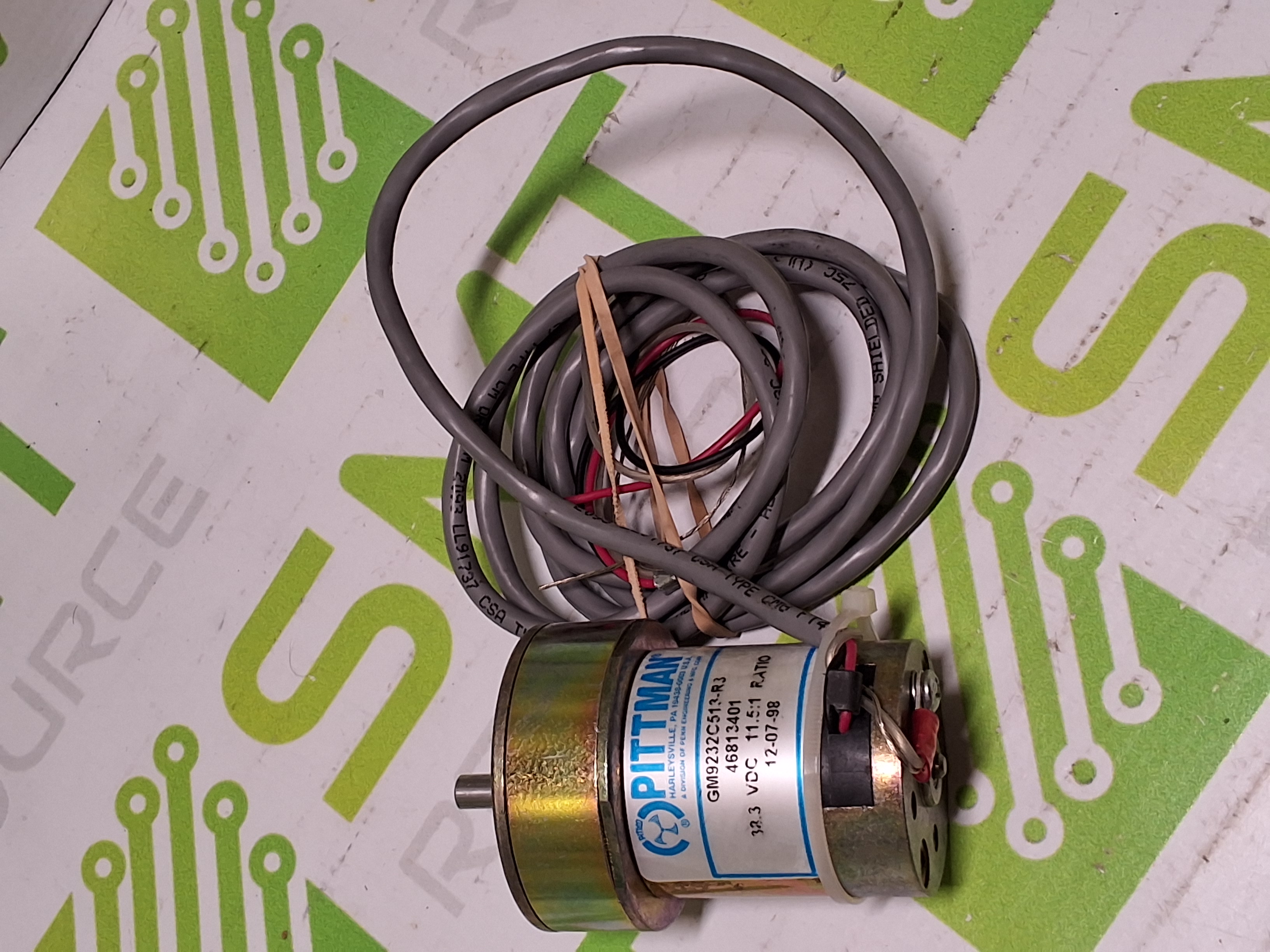 Used PITTMAN GM9232C513-R3 DC GEAR MOTOR 46813401 