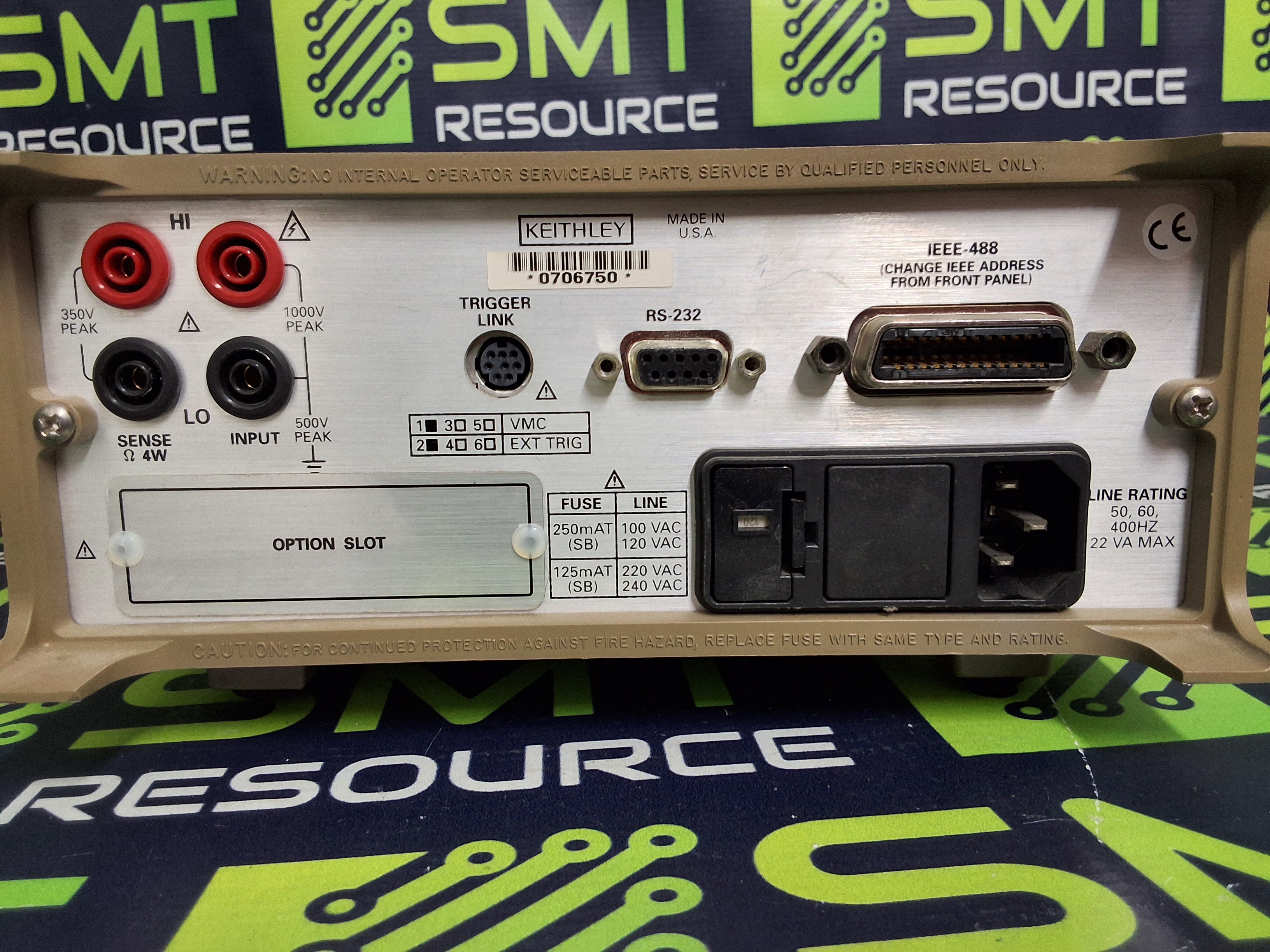 Used KEITHLEY 2000 MULTIMETER 6½-digit HIGH PERFORMANCE BENCHTOP DIGITAL MULTIMETER (DMM)
