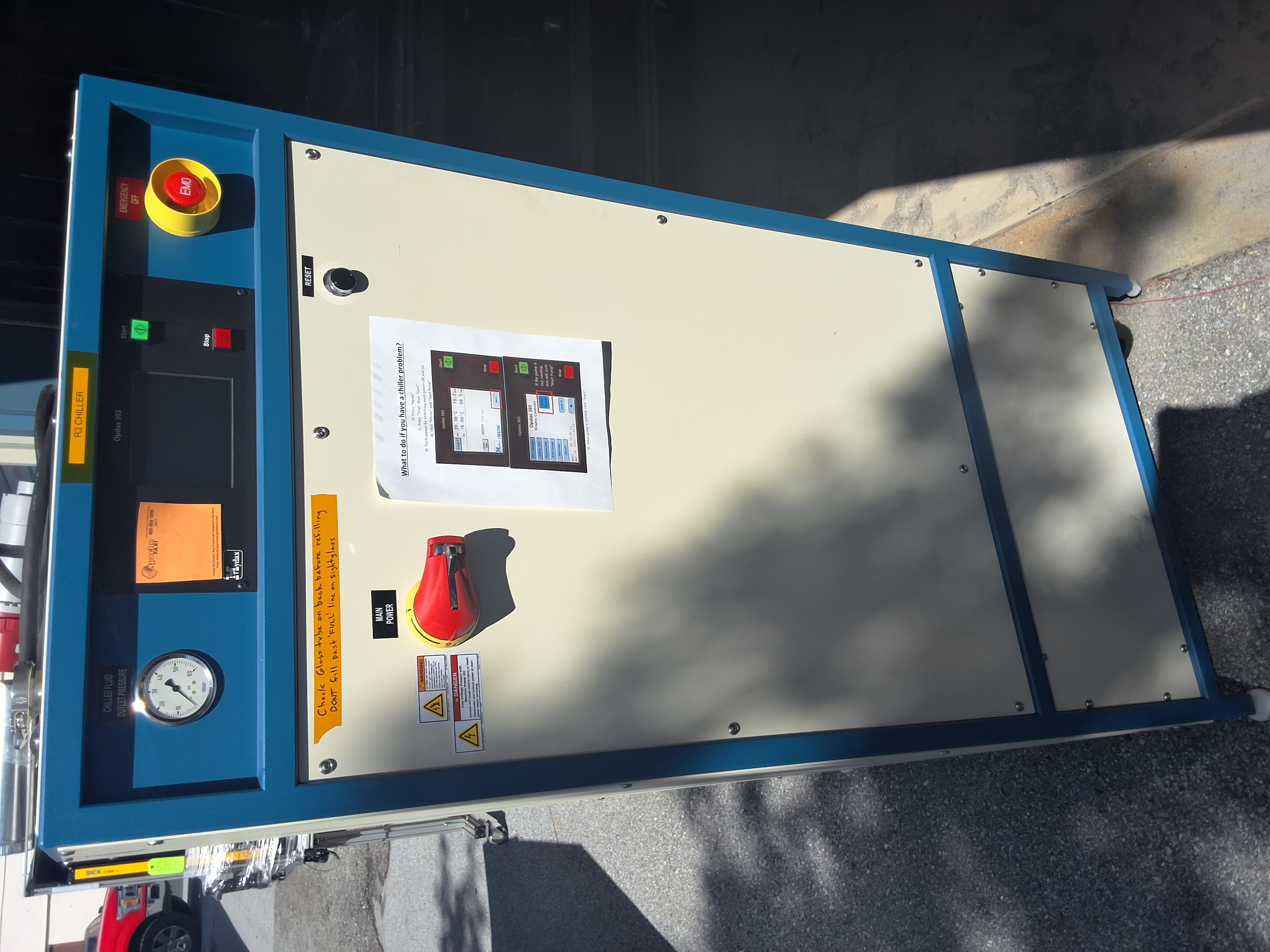 Used Mydax 1M27W WATER-COOLED SEMICONDUCTOR CHILLER 