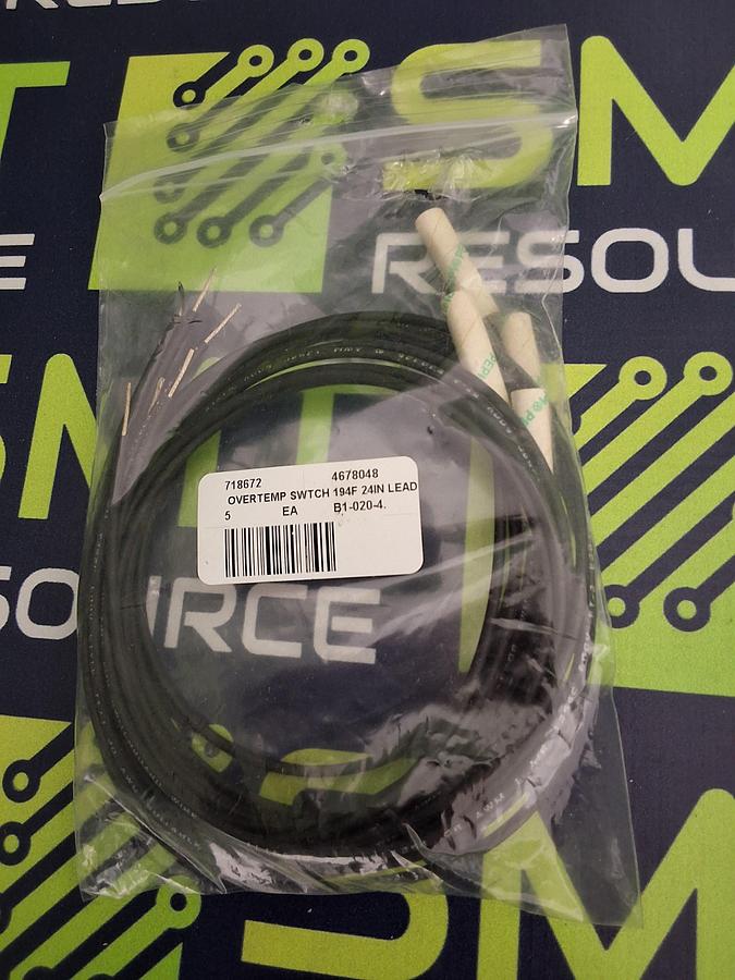 718672 OVERTEMP SWITCH 194F 24in LEAD 4678048 B1-020-4 - BRAND NEW