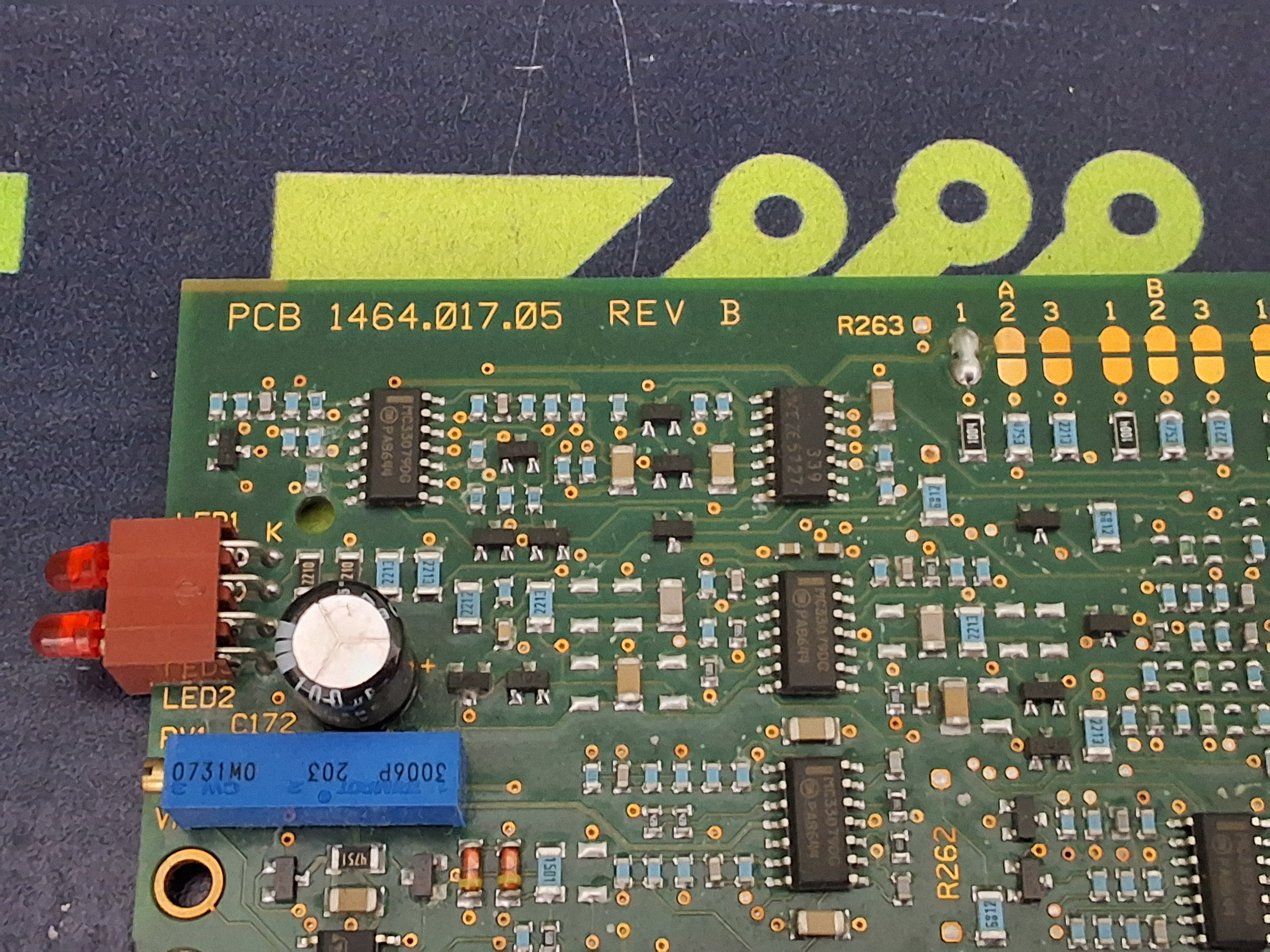 Used PARKER 1464.017.05 / 48380104 CIRCUIT BOARD REV. B